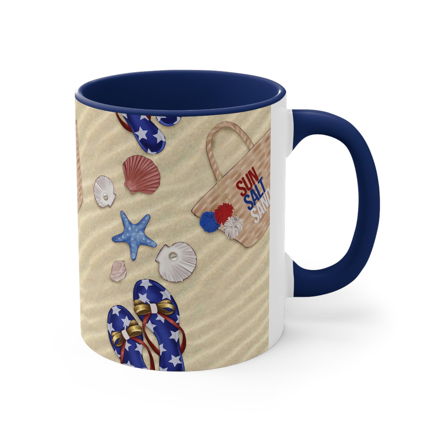 American Salt Sun Sand Accent Coffee Mug, 11oz