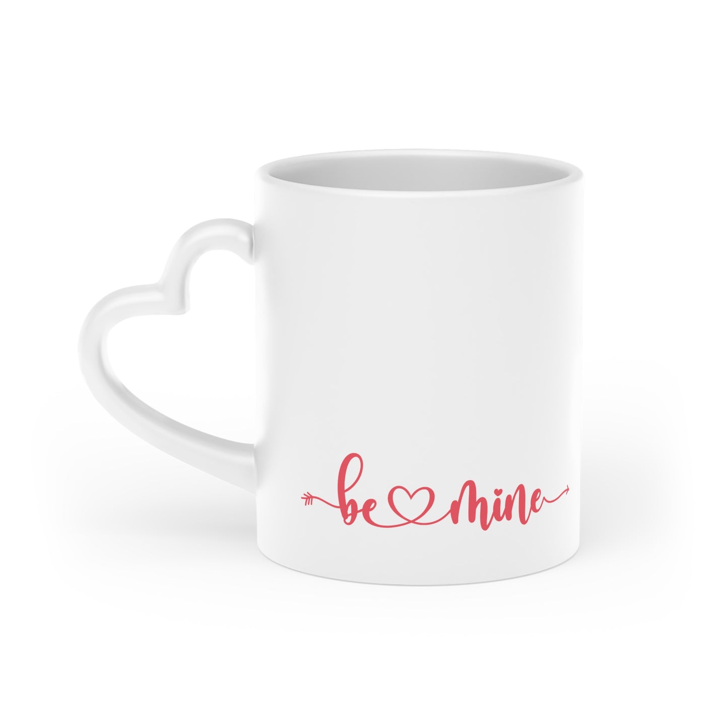 Be Mine Heart-Shaped Mug