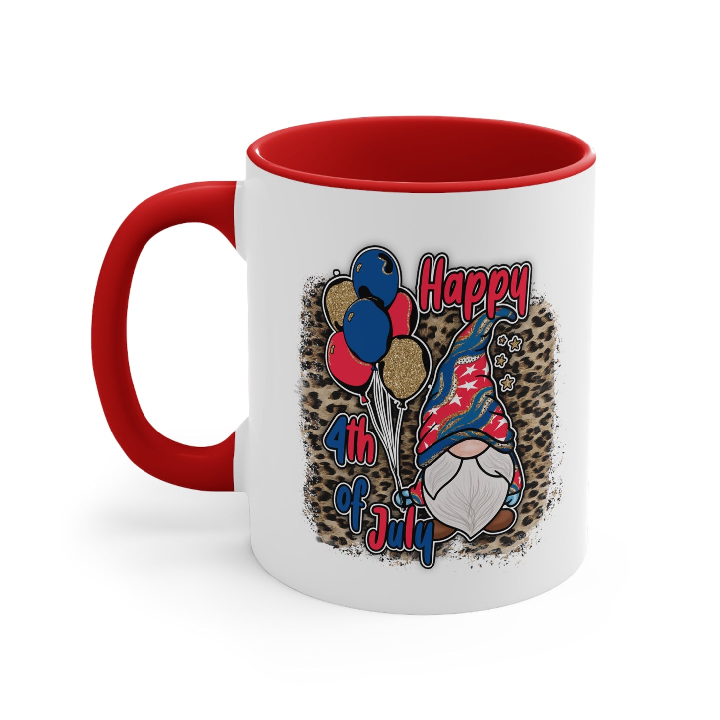 Happy 4th July Accent Coffee Mug, 11oz