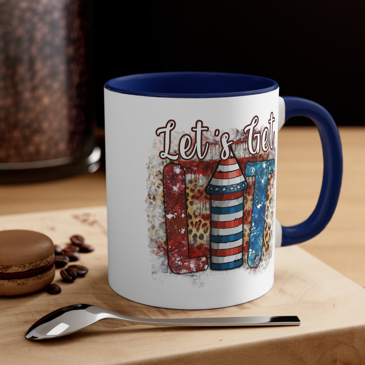 Lets Get Lit  Accent 11oz Mug