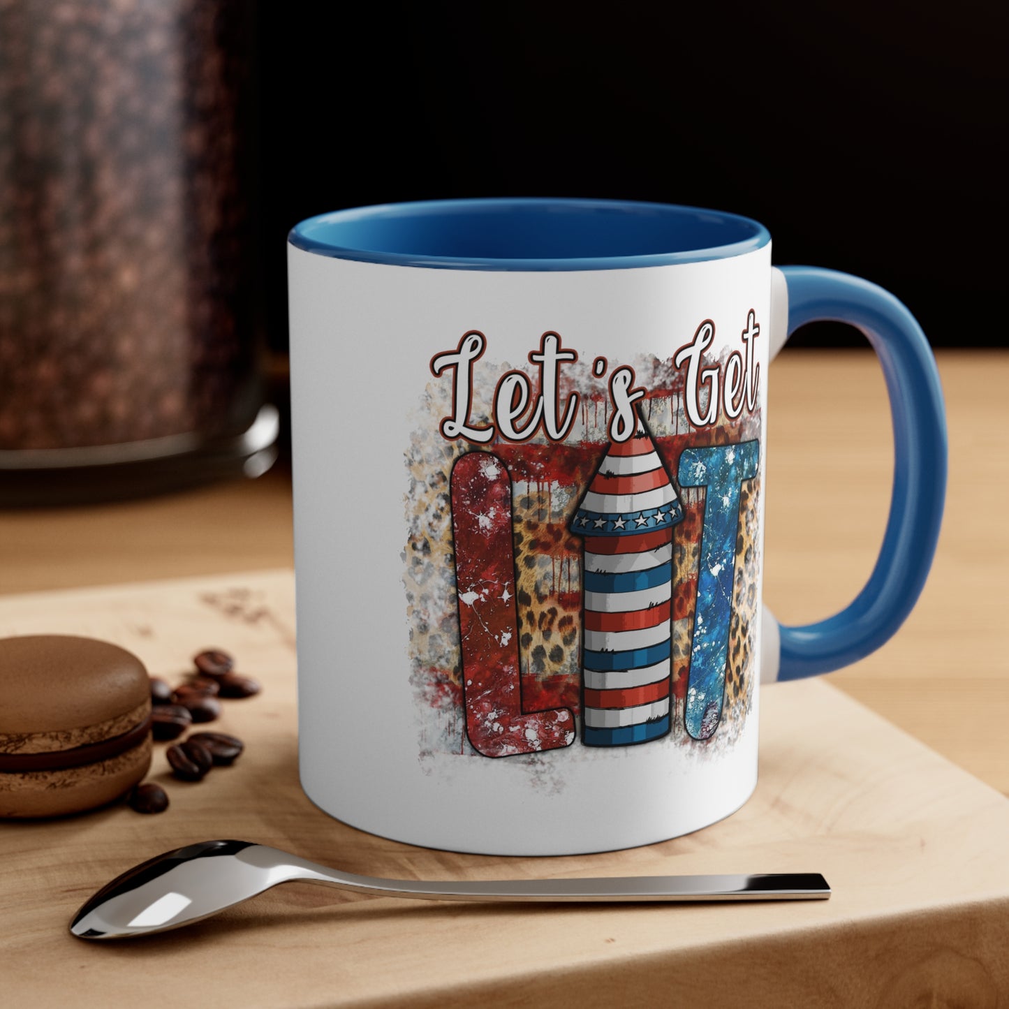 Lets Get Lit  Accent 11oz Mug