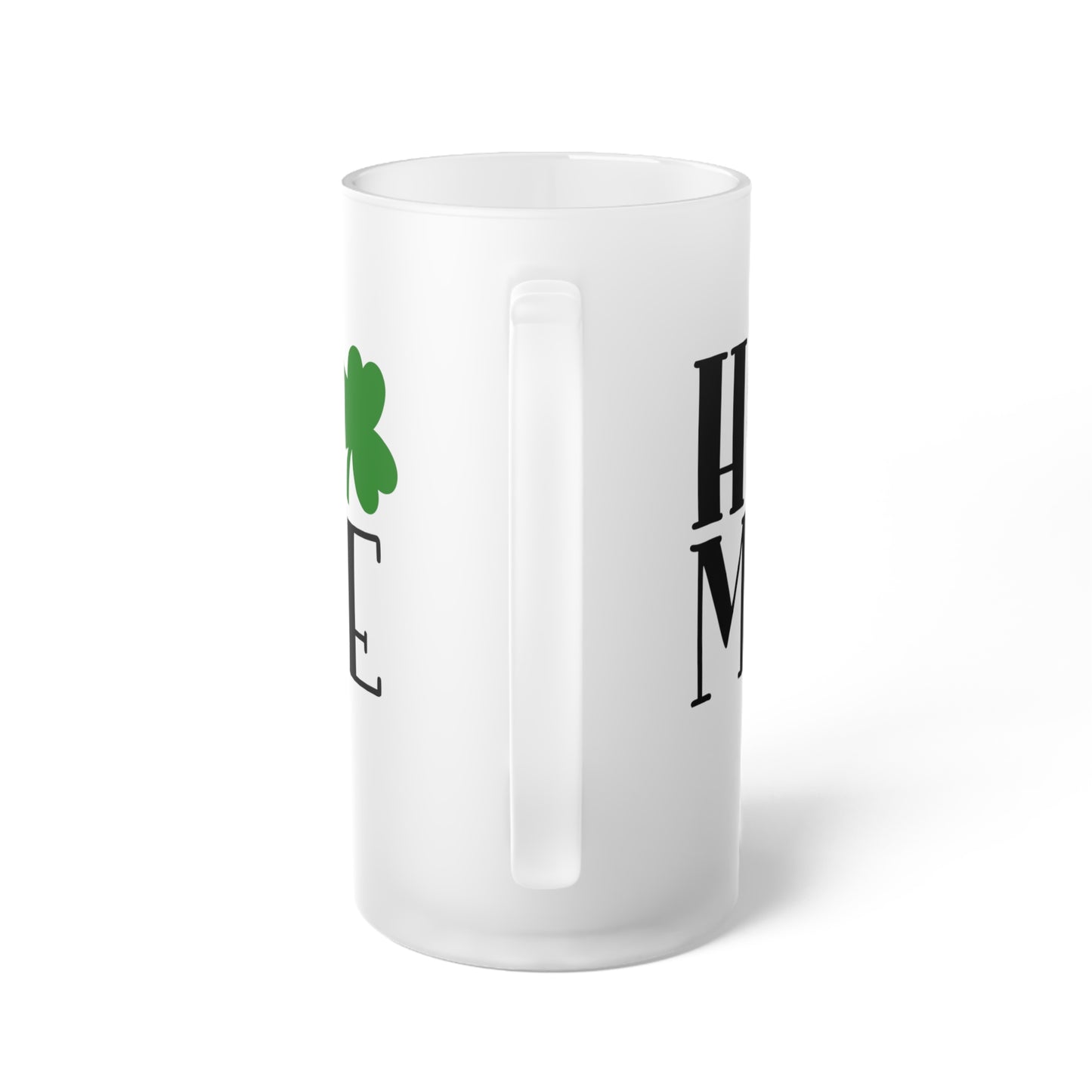Home St Patrick's Day Frosted Glass Beer Mug