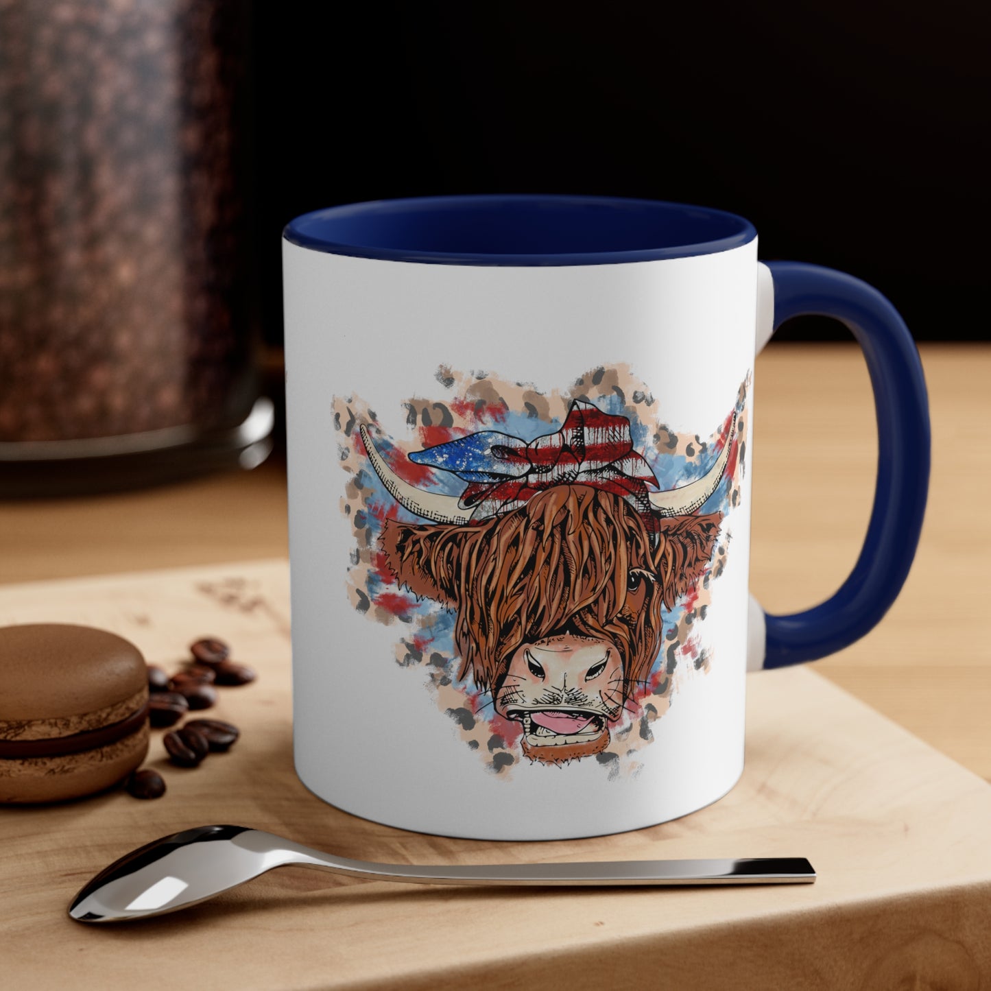 American Cow Accent Coffee Mug, 11oz