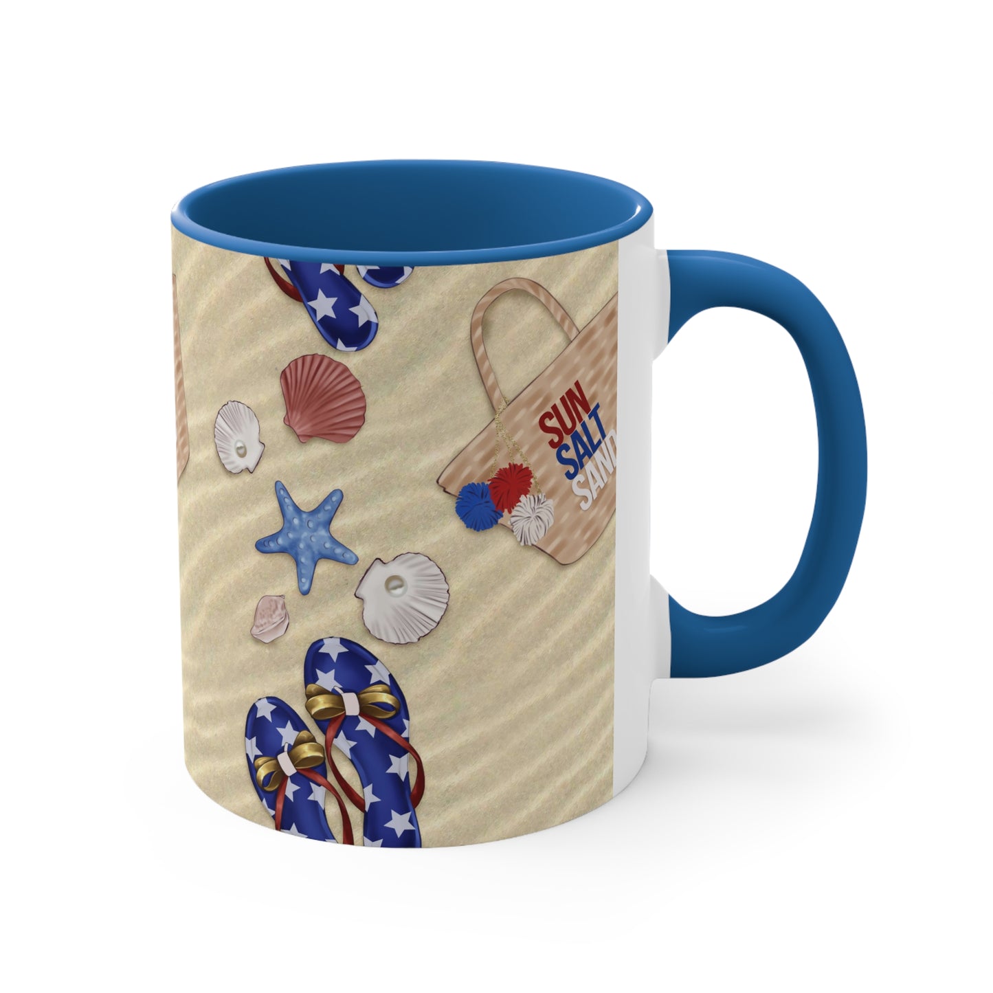 American Salt Sun Sand Accent Coffee Mug, 11oz