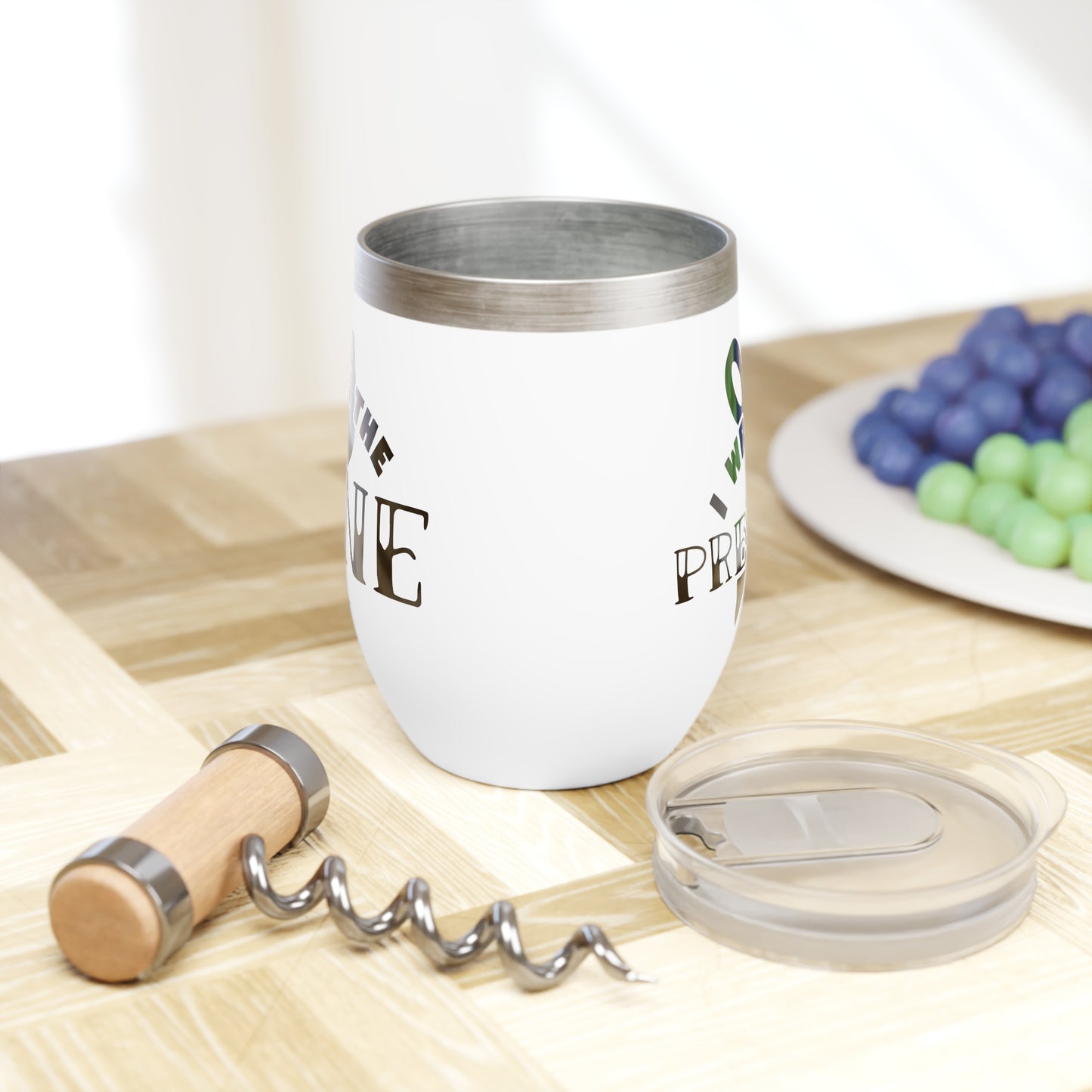 I Drink The Wine I Wrap The Presents Chill Wine Tumbler