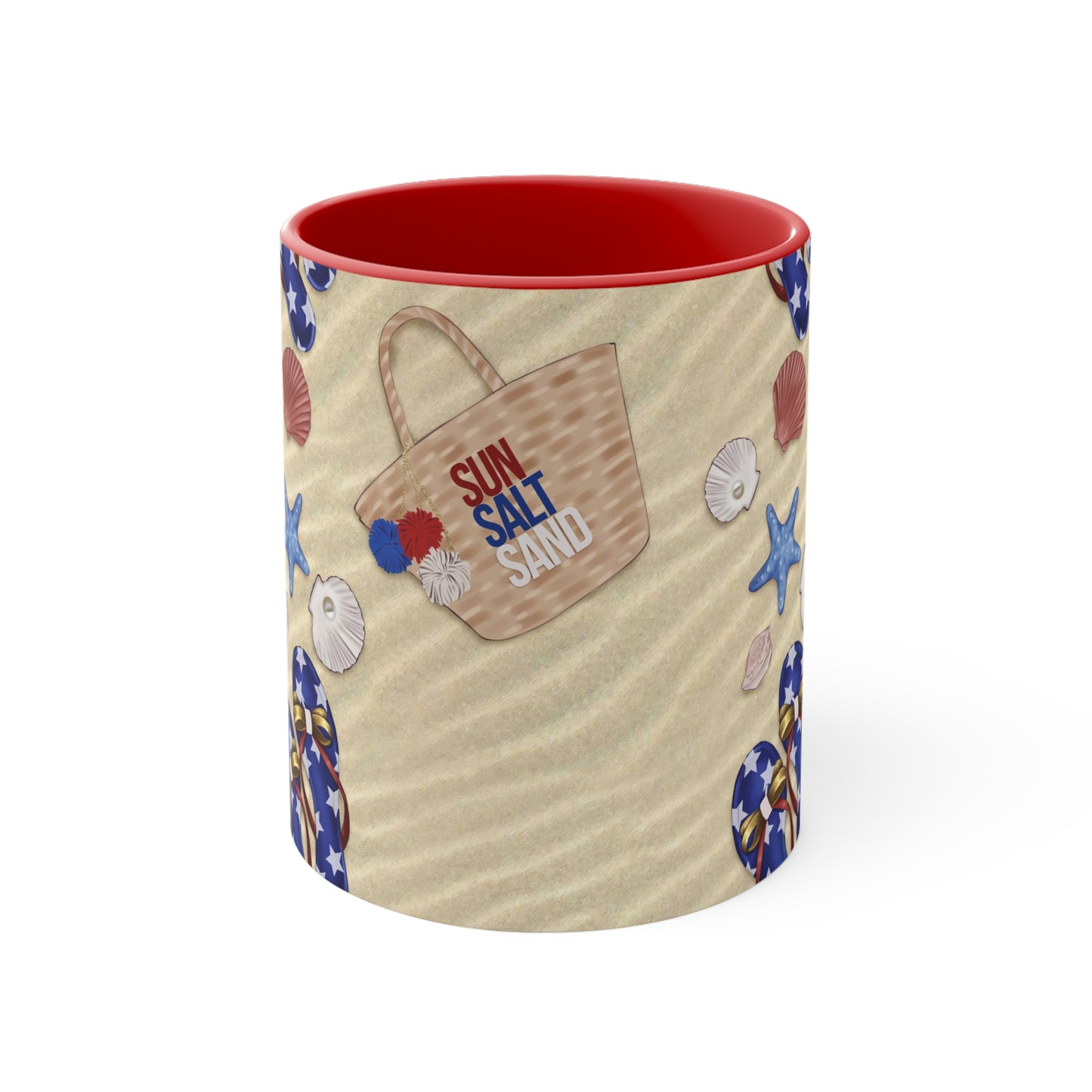 American Salt Sun Sand Accent Coffee Mug, 11oz