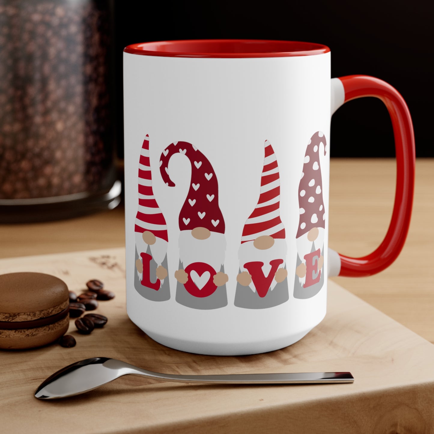 Love Gnomes Accent Mugs