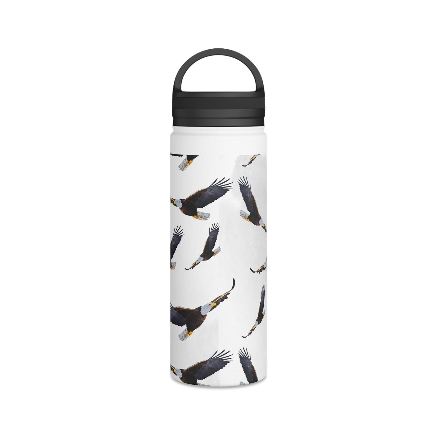 Back To School Eagles Stainless Steel Water Bottle, Handle Lid