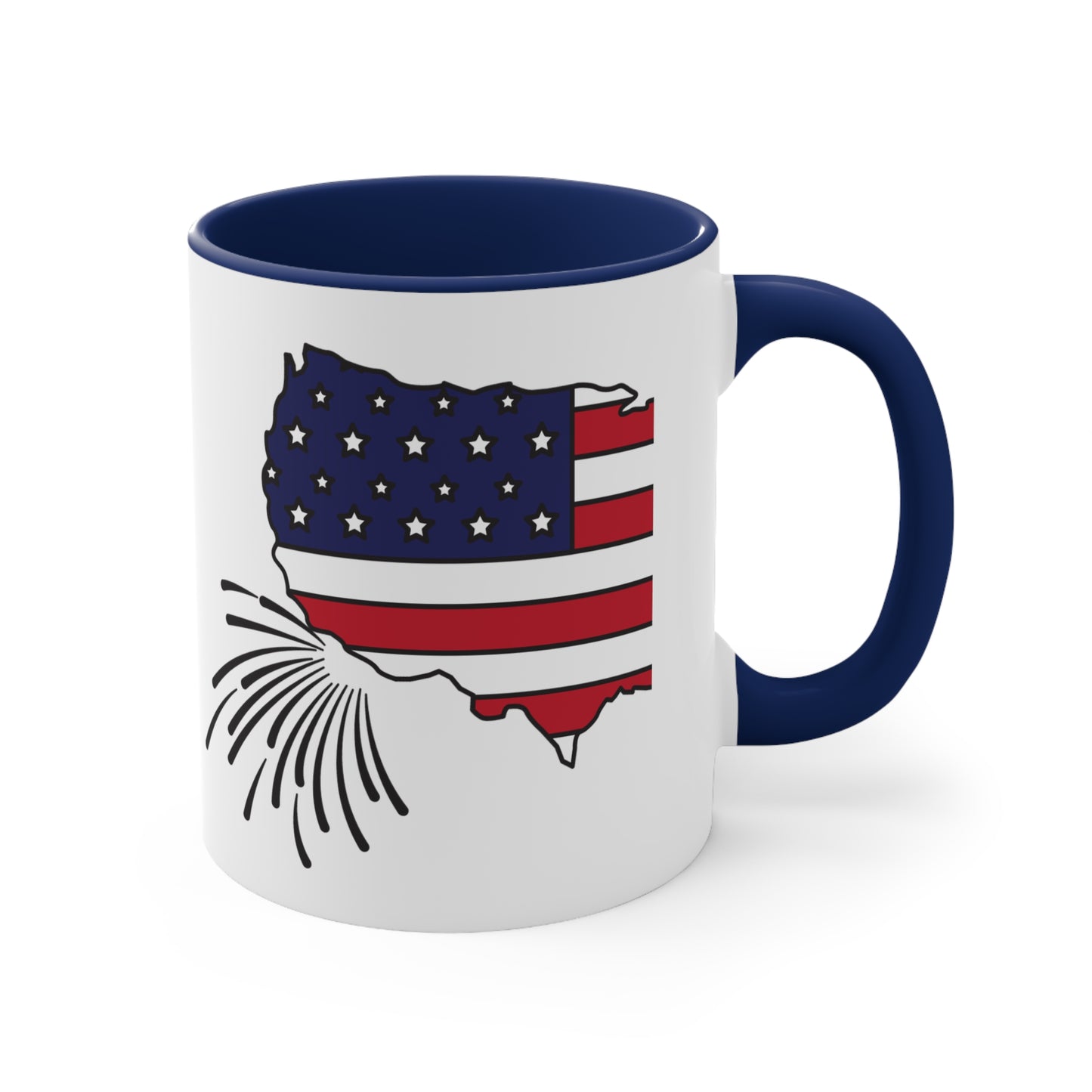 Happy President's Day 2024 Accent Coffee Mug, 11oz