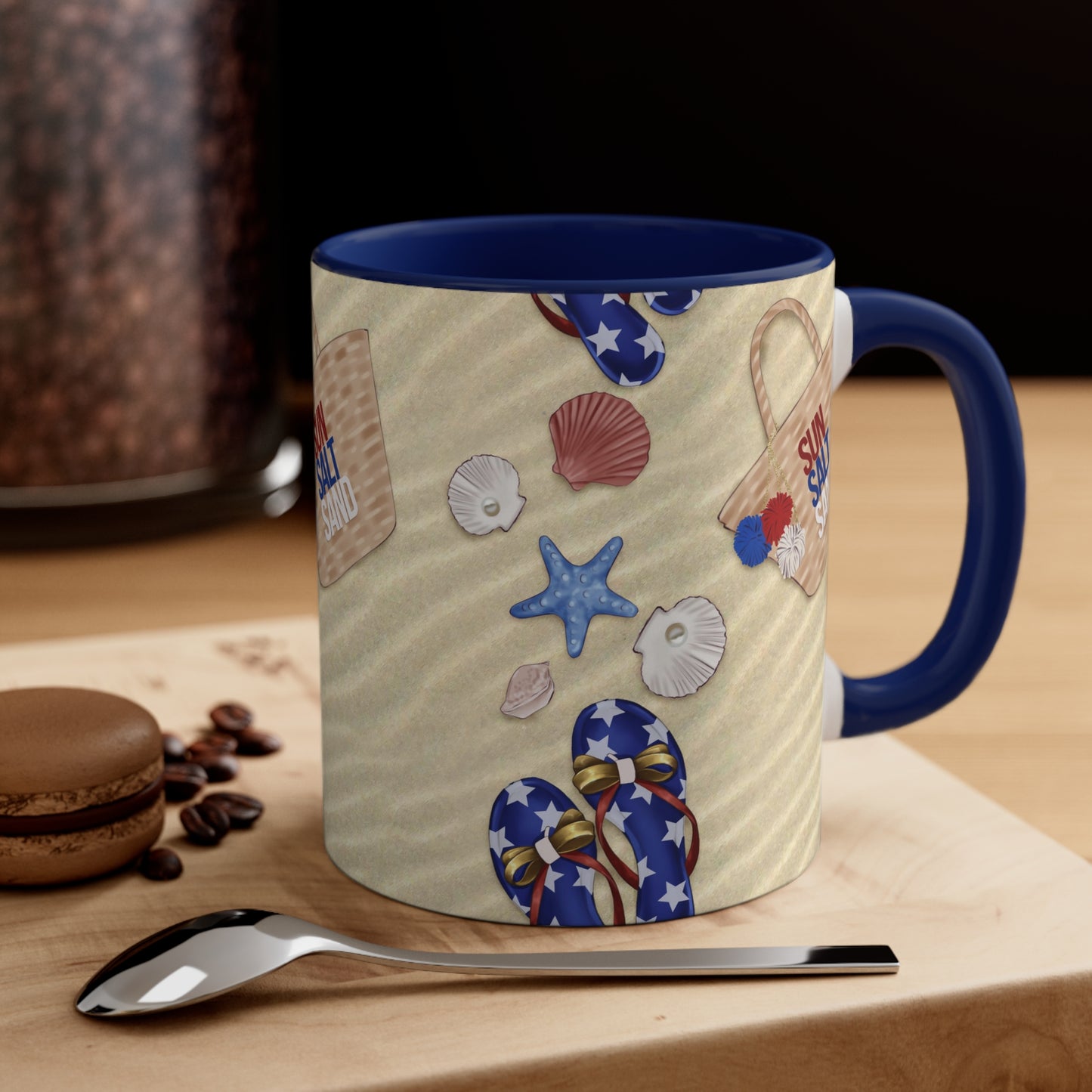 American Salt Sun Sand Accent Coffee Mug, 11oz