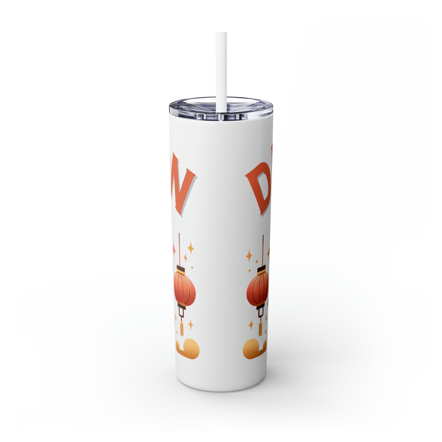 Dragon Crew Skinny Tumbler with Straw, 20oz
