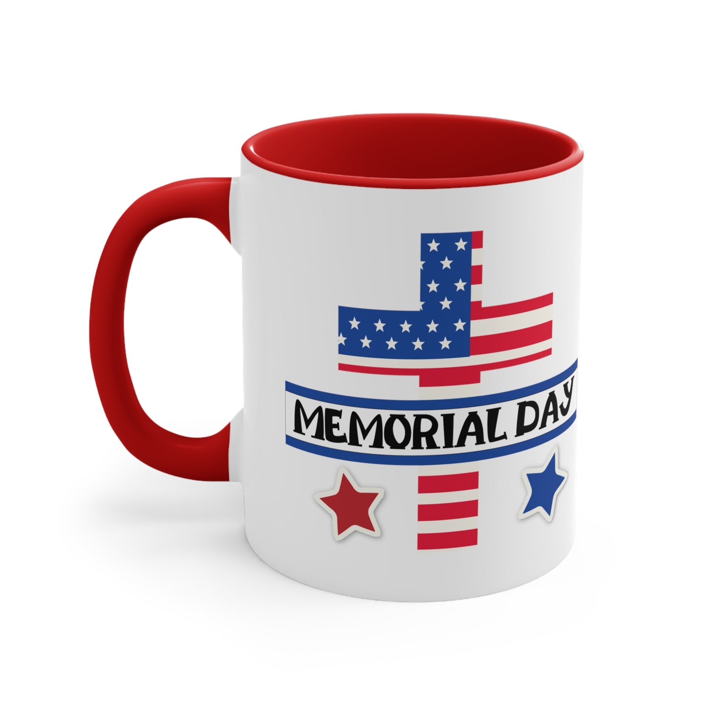 Memorial Day Accent Coffee Mug, 11oz