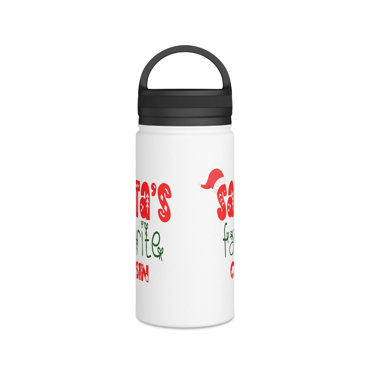 Santa's Favorite Cousin Stainless Steel Water Bottle