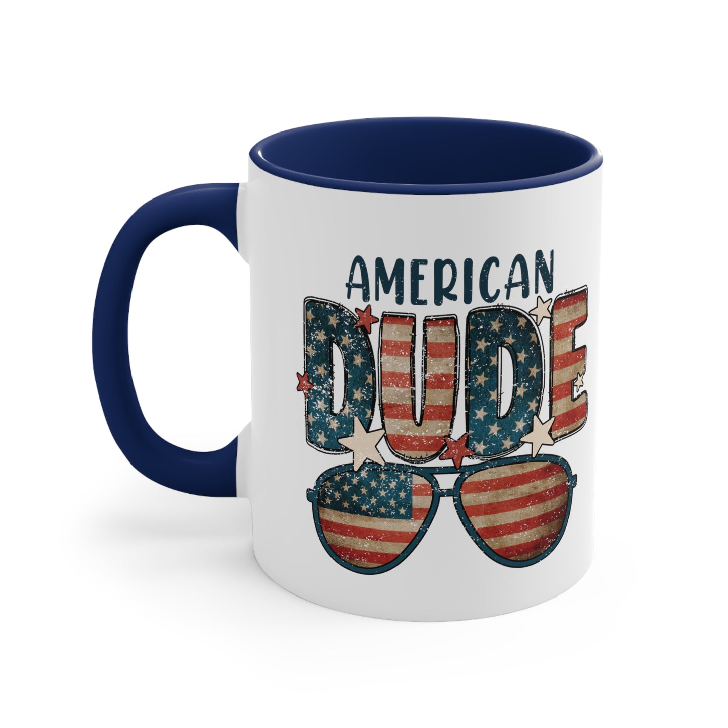 American Dude Accent Coffee Mug, 11oz