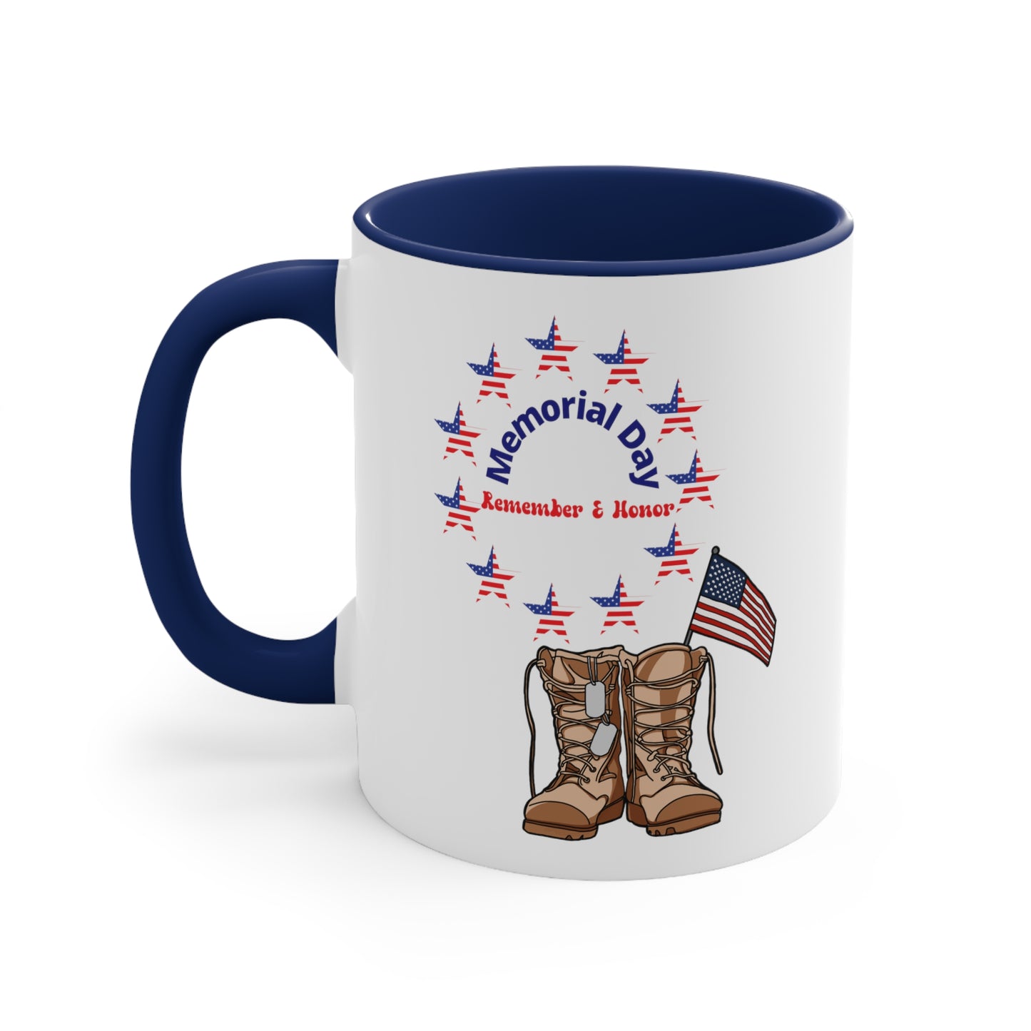 Memorial Day Accent Coffee Mug, 11oz