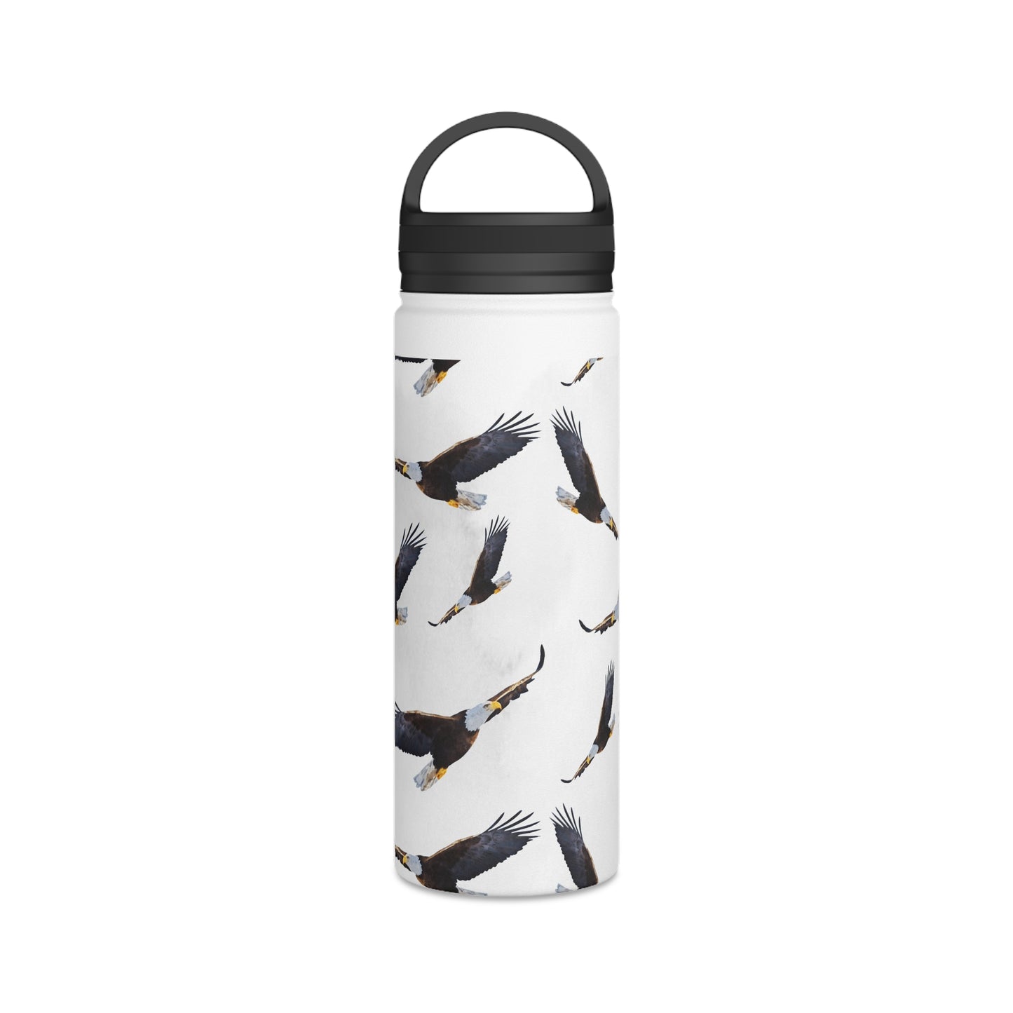 Back To School Eagles Stainless Steel Water Bottle, Handle Lid