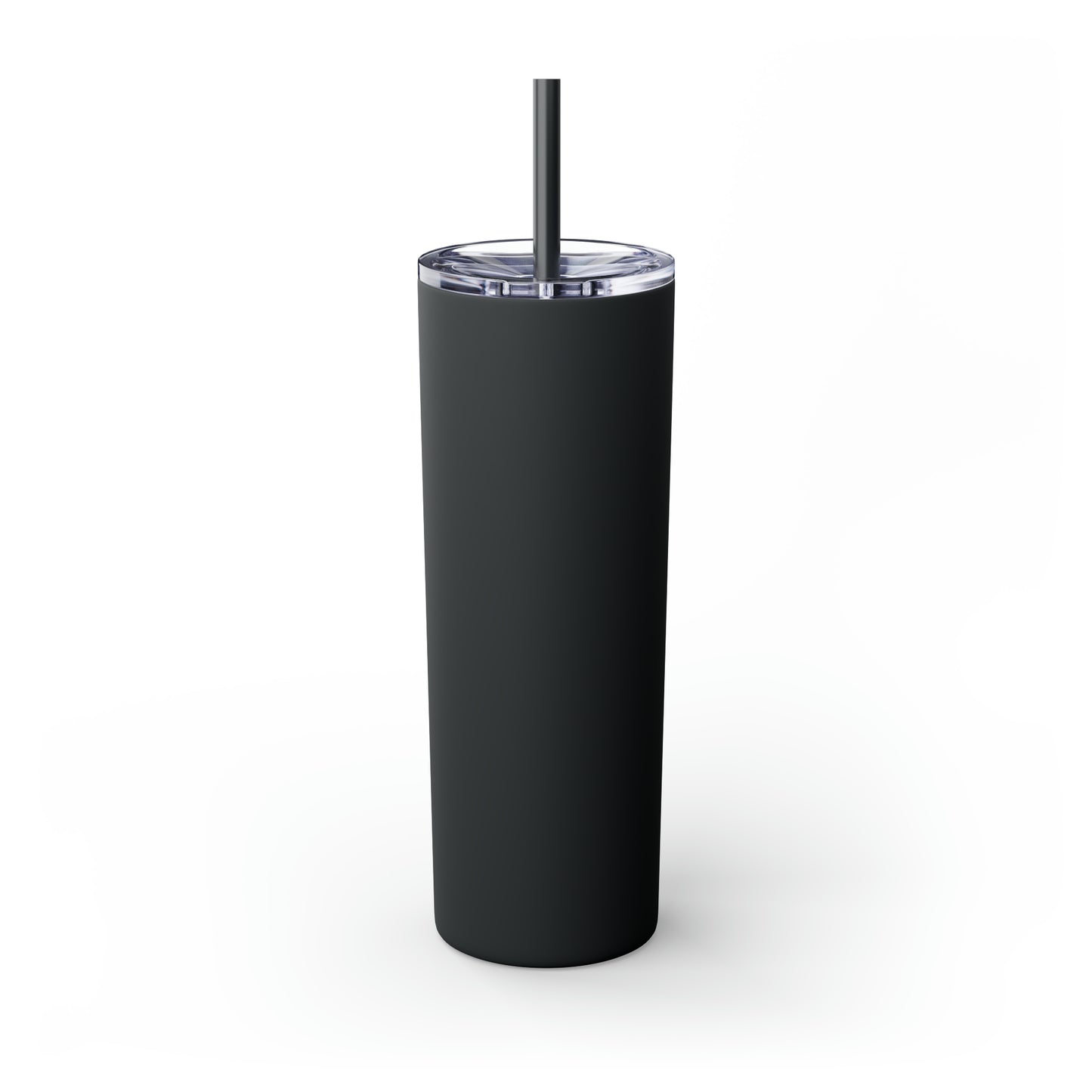 Flag with Tags Veterans Day Skinny Tumbler with Straw, 20oz