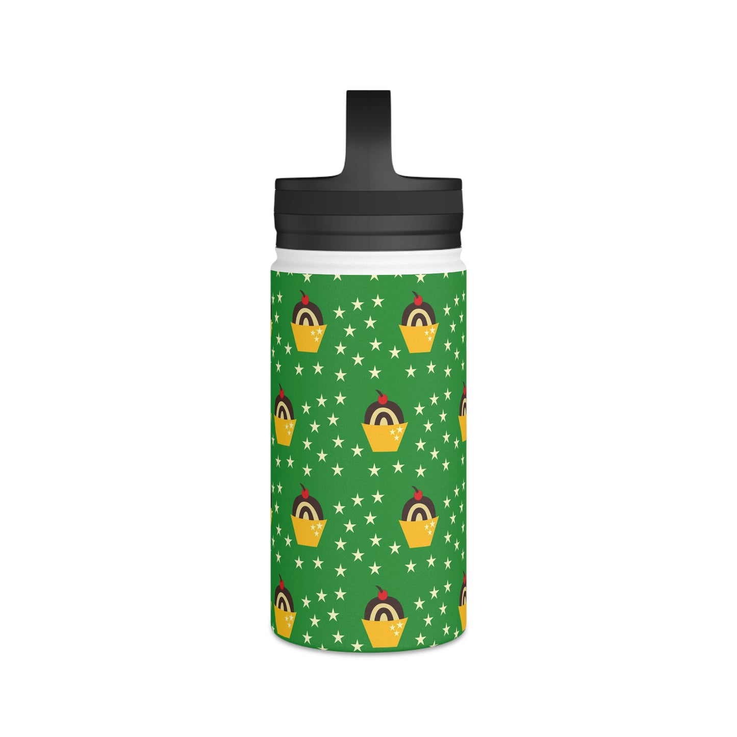 Back To School Stainless Steel Water Bottle, Handle Lid