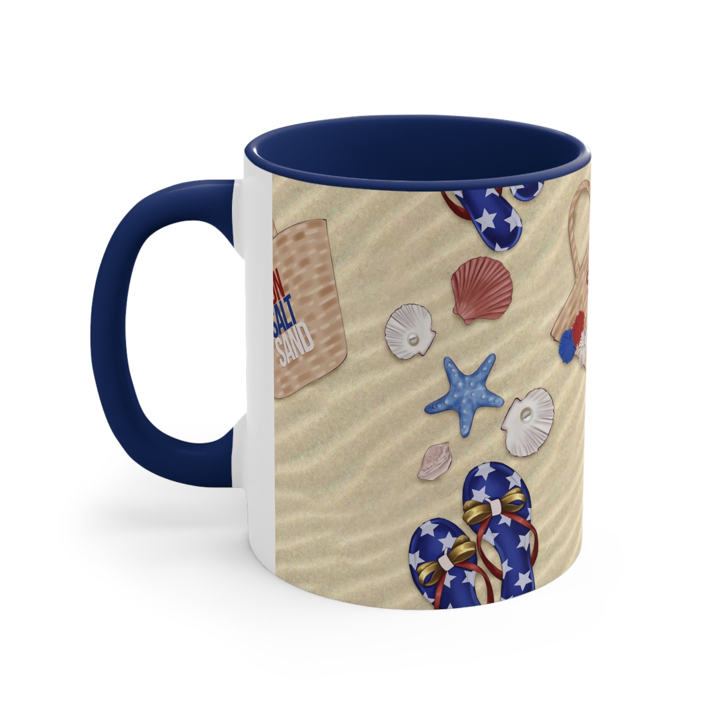 American Salt Sun Sand Accent Coffee Mug, 11oz