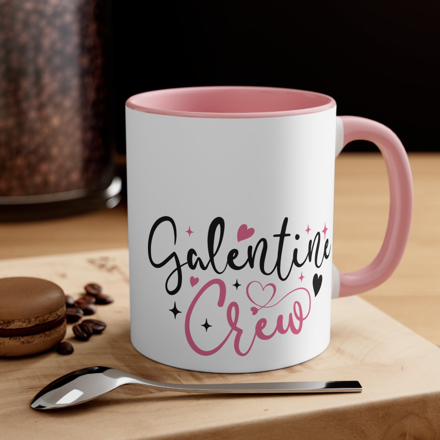 Galentine's Crew Accent Coffee Mug, 11oz