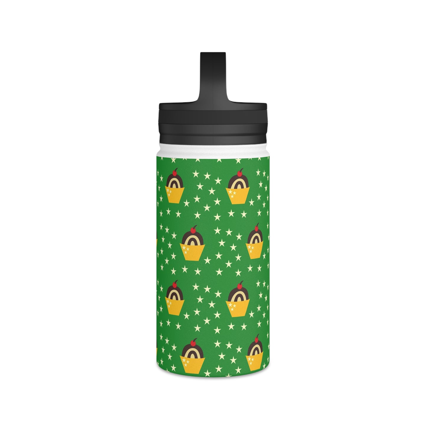 Back To School Stainless Steel Water Bottle, Handle Lid