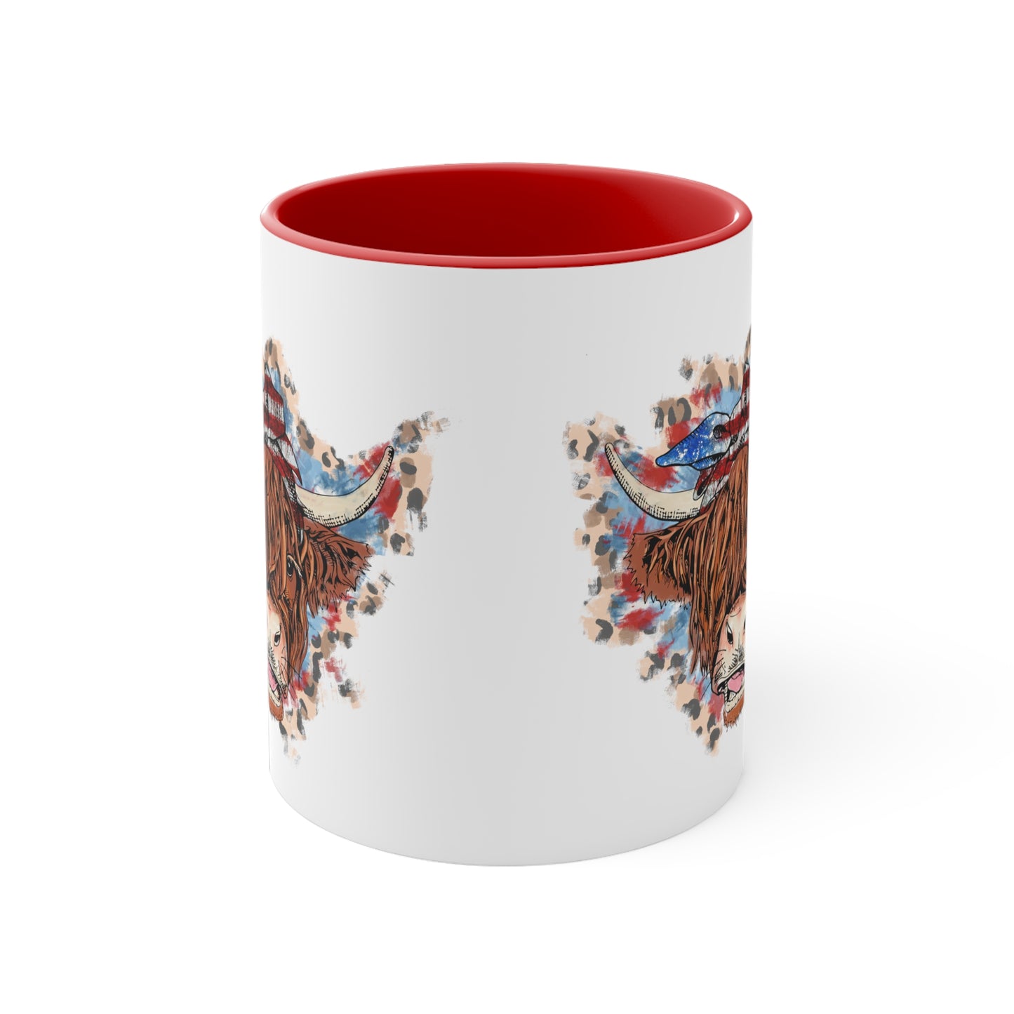 American Cow Accent Coffee Mug, 11oz