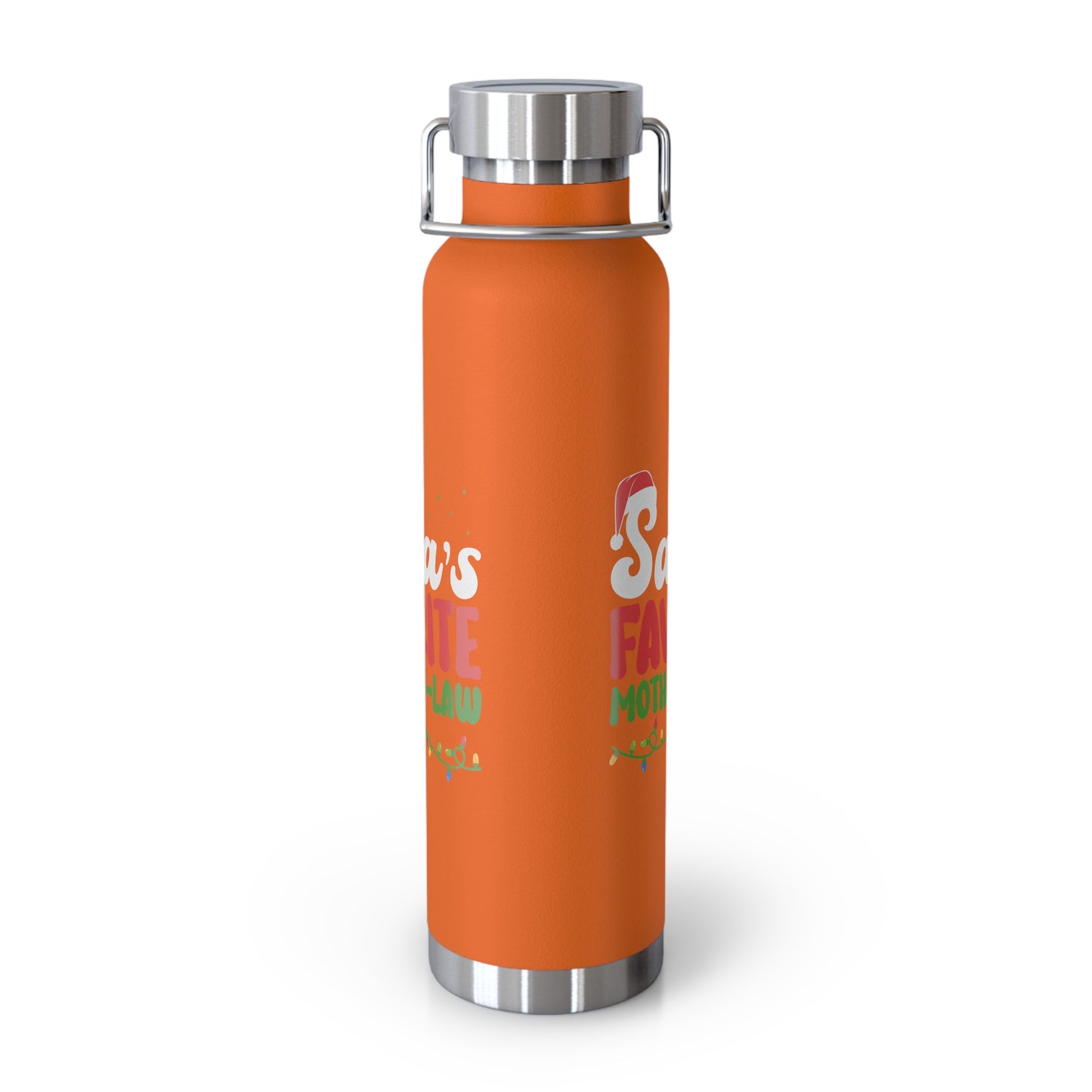 Santa's Favorite Mother-In-Law Copper Vacuum Insulated Bottle, 22oz