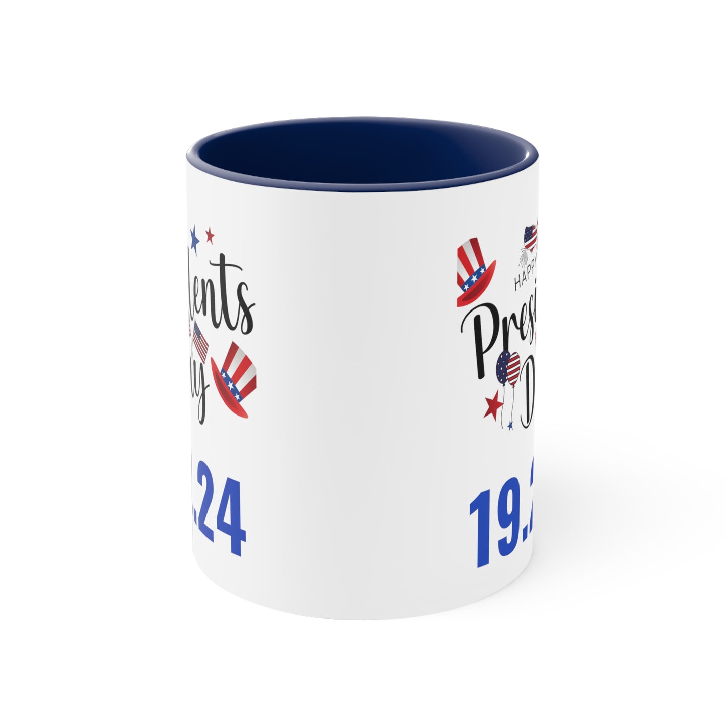 Happy President's Day 2024 Accent Coffee Mug, 11oz