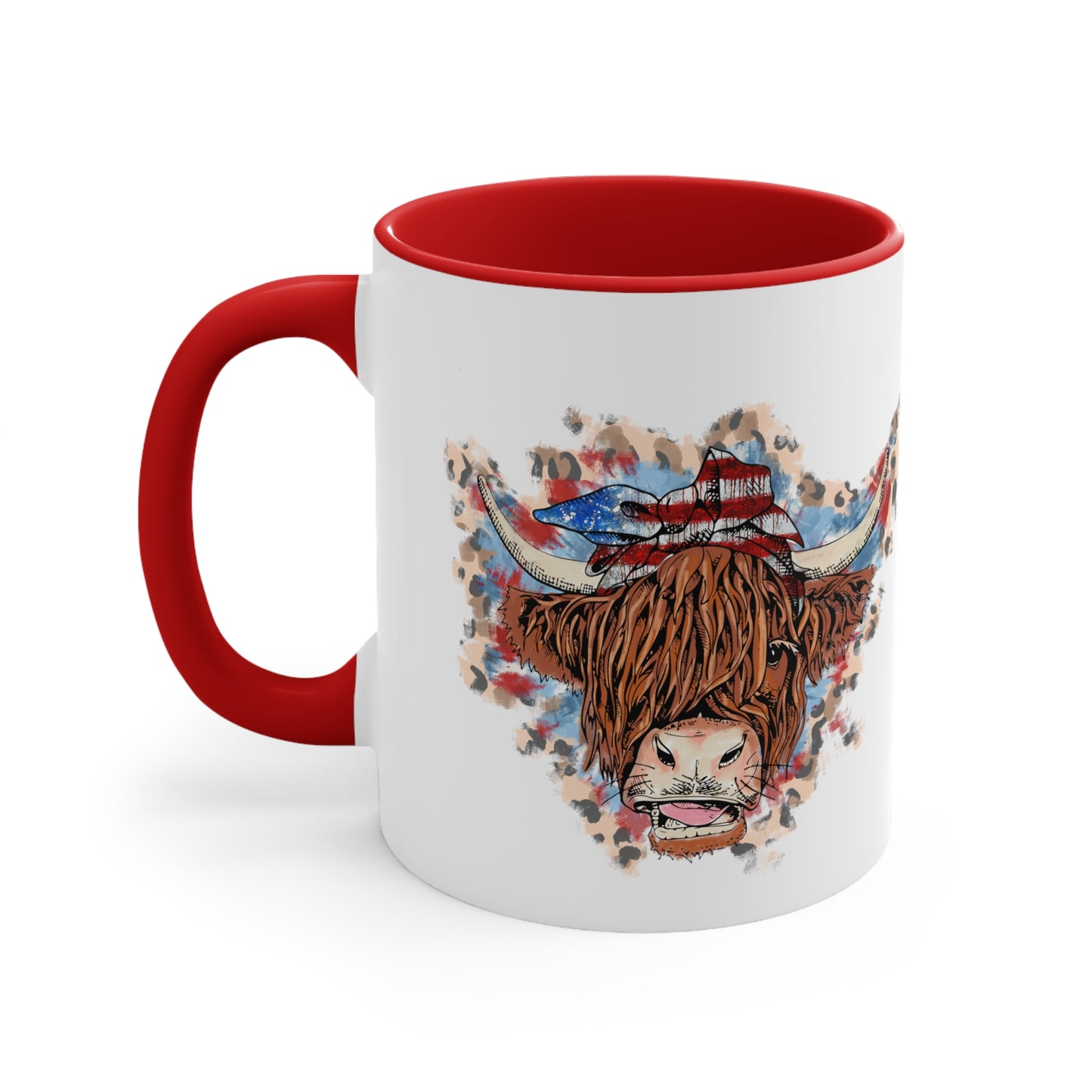 American Cow Accent Coffee Mug, 11oz