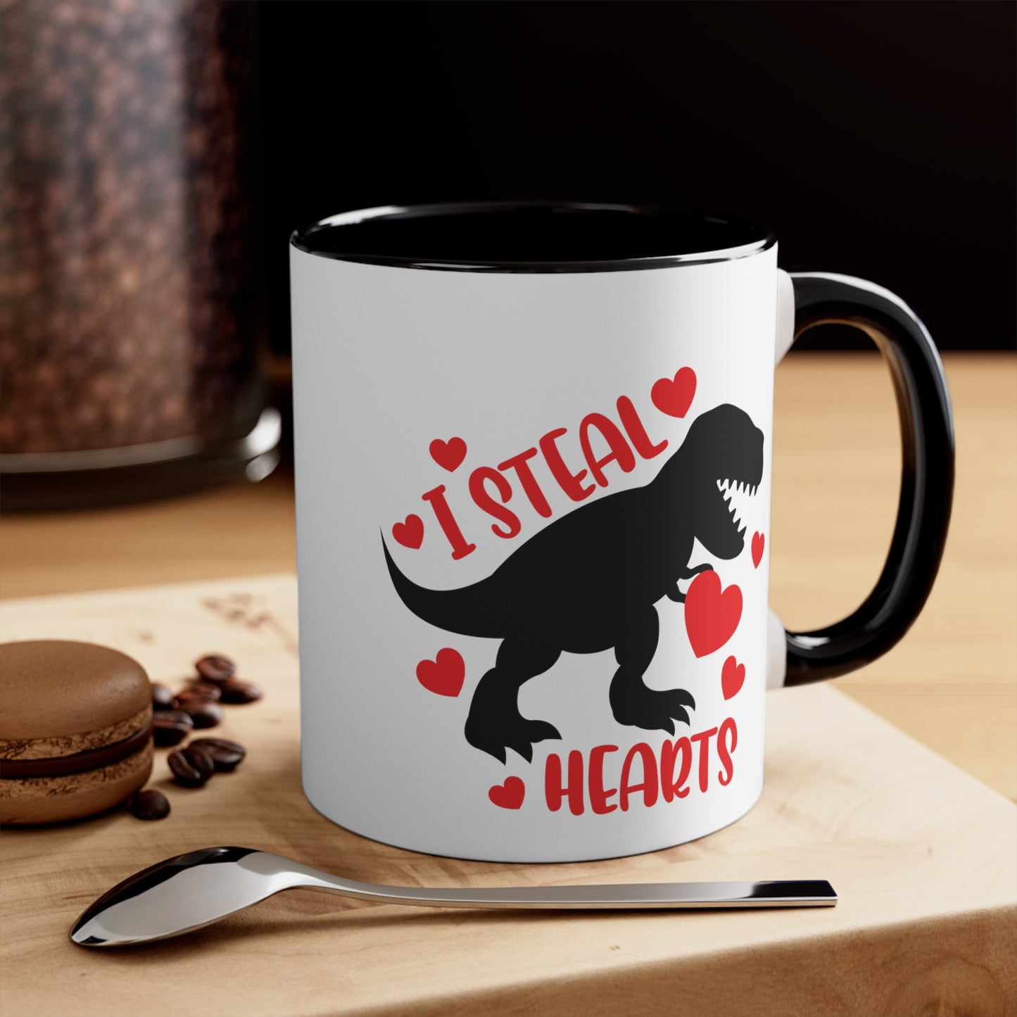 I Steal Hearts Accent Coffee Mug, 11oz