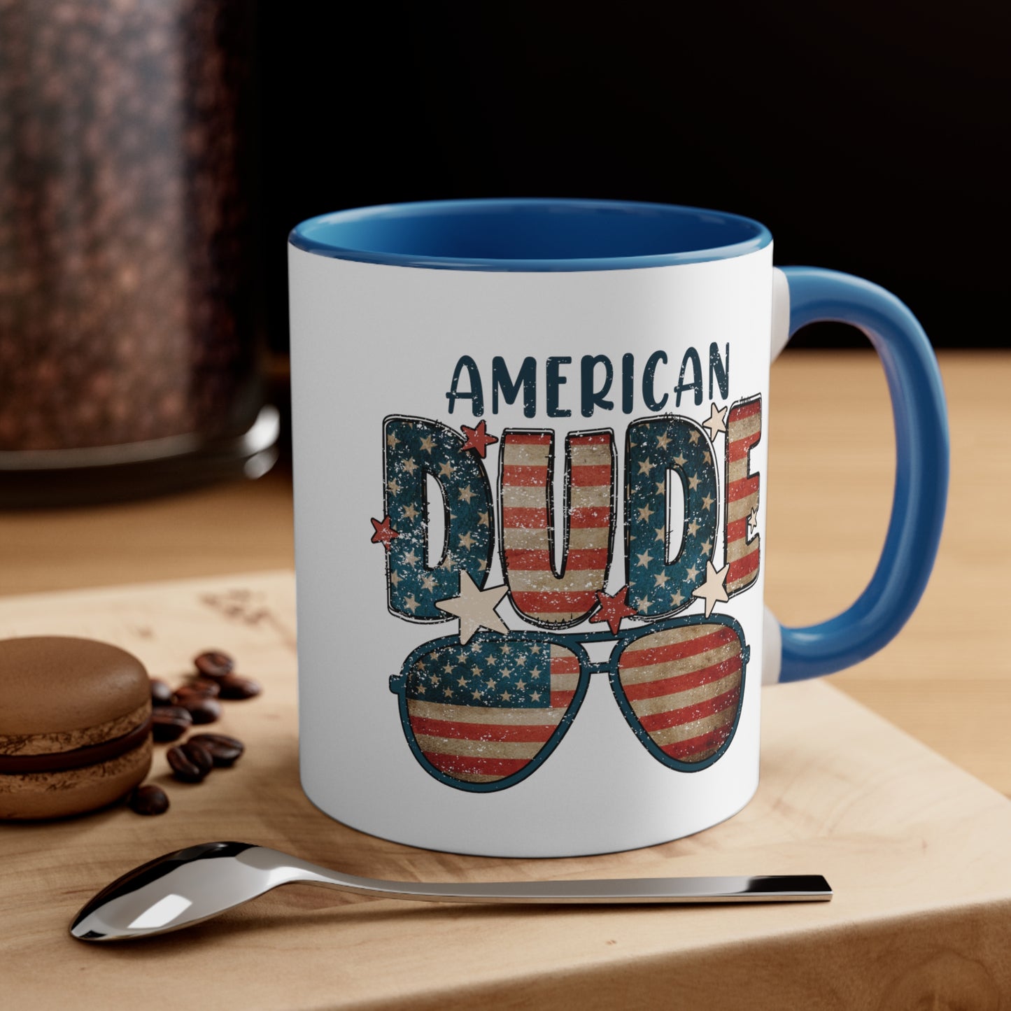 American Dude Accent Coffee Mug, 11oz