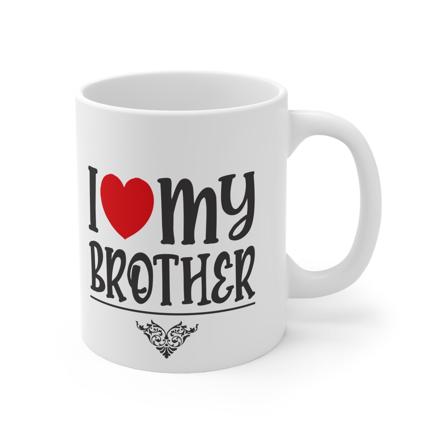 I Love My Brother Ceramic Mug 11oz