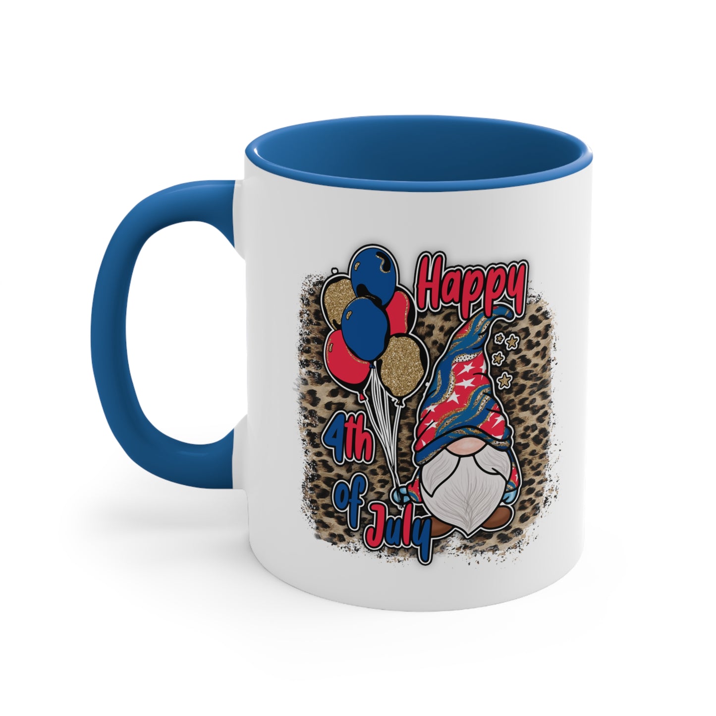Happy 4th July Accent Coffee Mug, 11oz