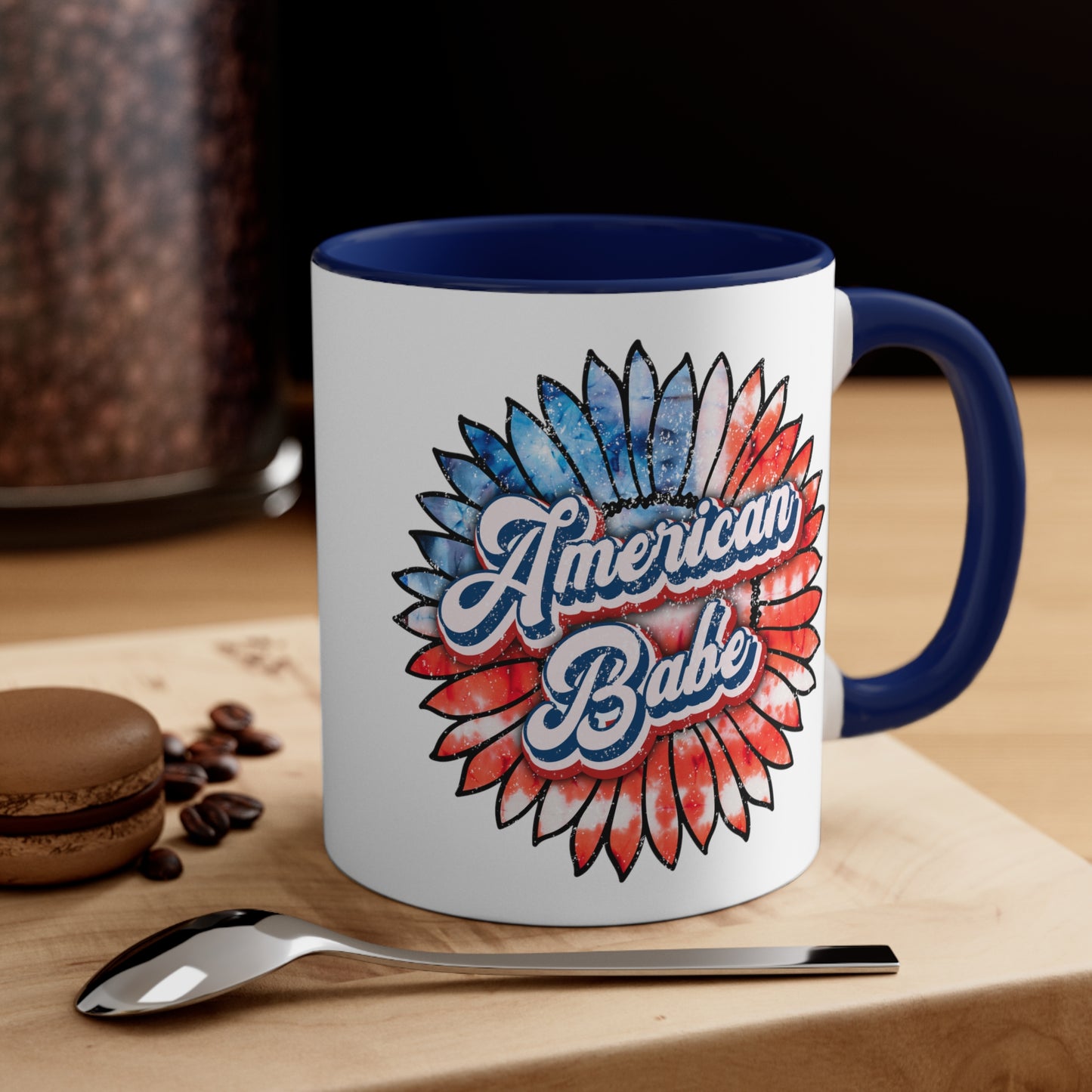 American Babe Accent Coffee Mug, 11oz