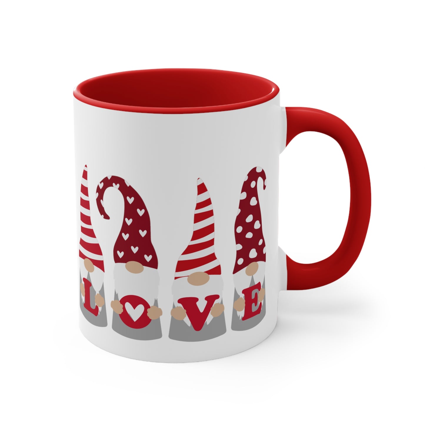 Love Gnomes Accent Mugs