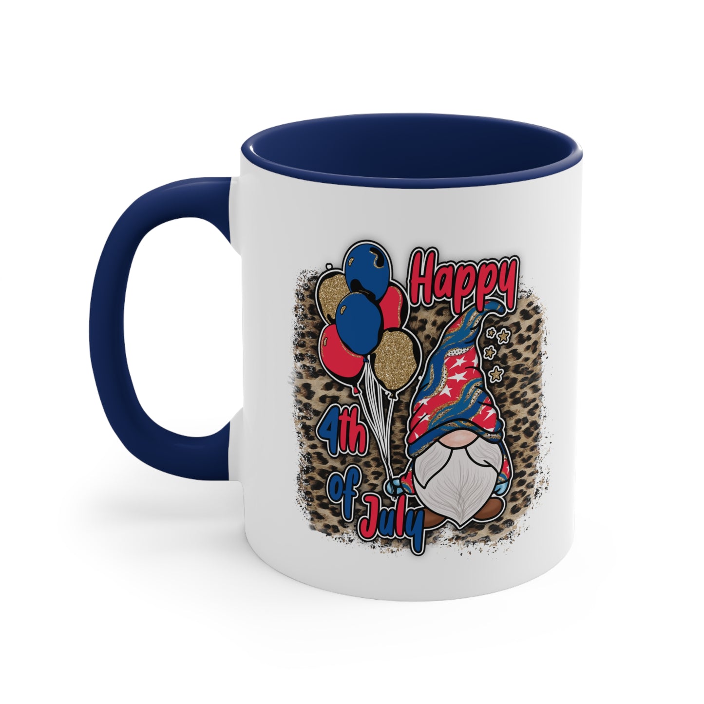Happy 4th July Accent Coffee Mug, 11oz