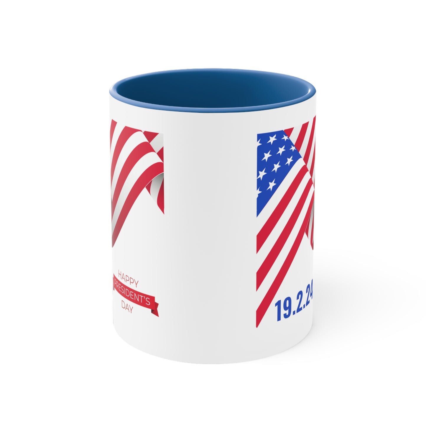 Happy President's Day 2024 Accent Coffee Mug, 11oz