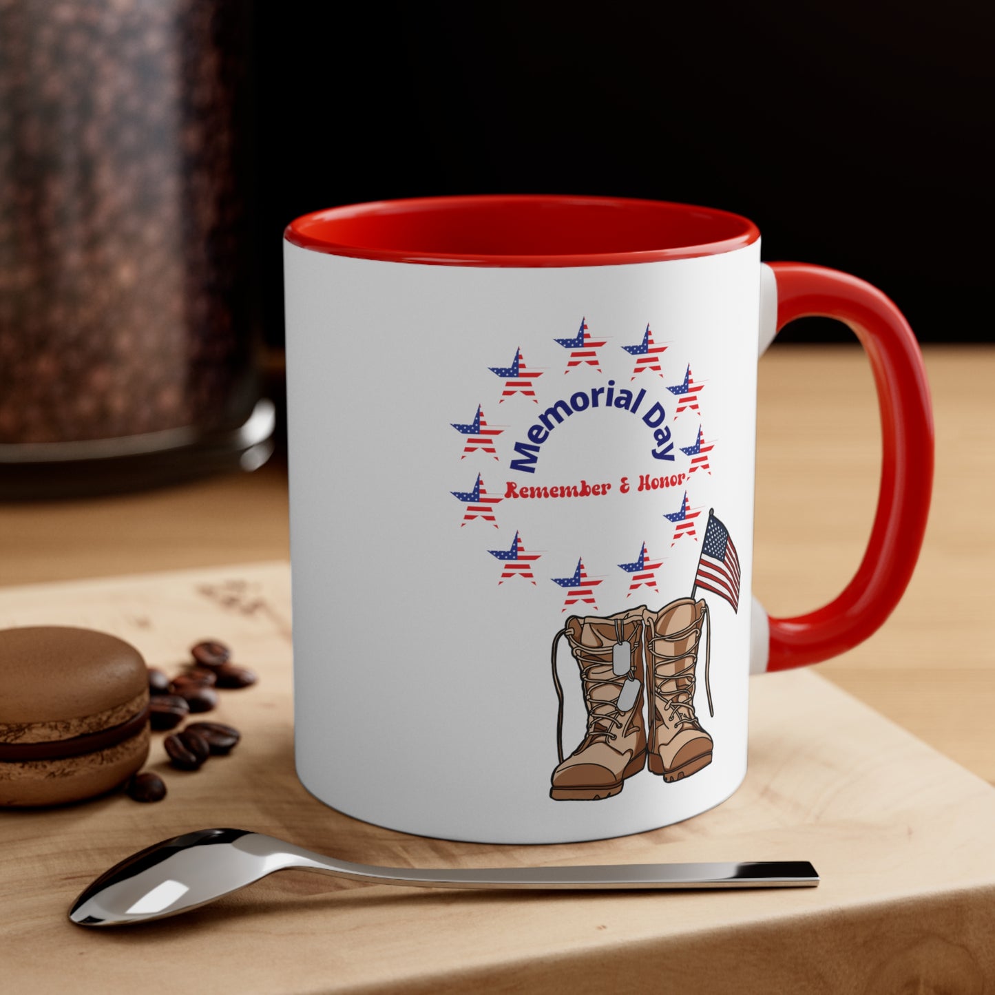 Memorial Day Accent Coffee Mug, 11oz