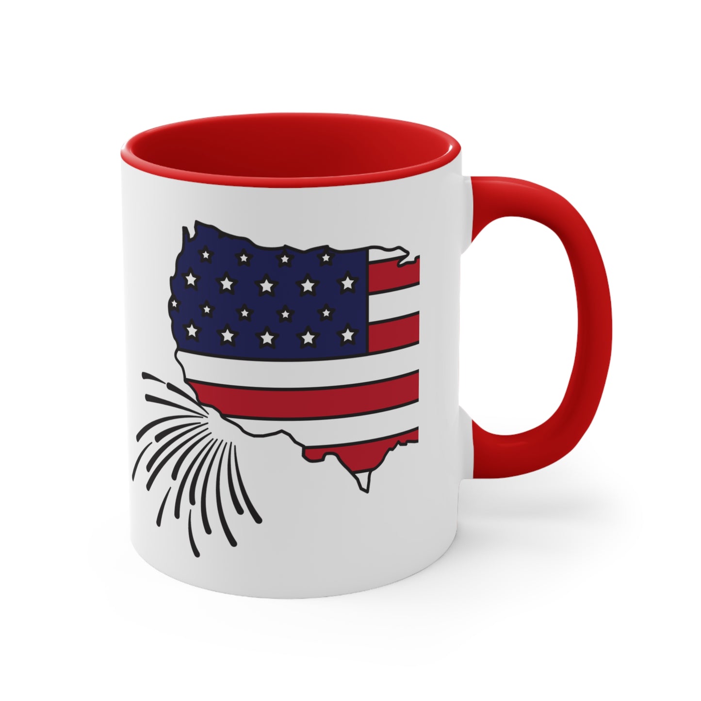 Happy President's Day 2024 Accent Coffee Mug, 11oz