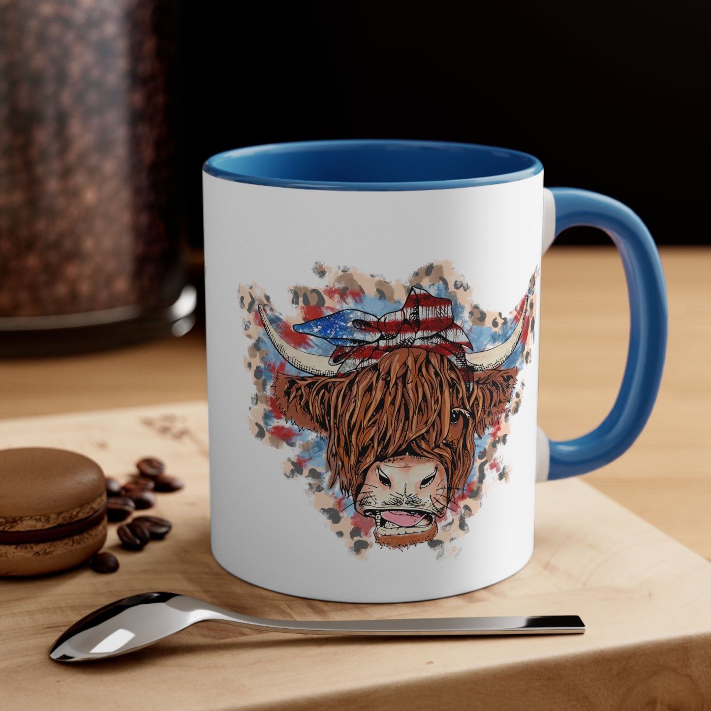 American Cow Accent Coffee Mug, 11oz