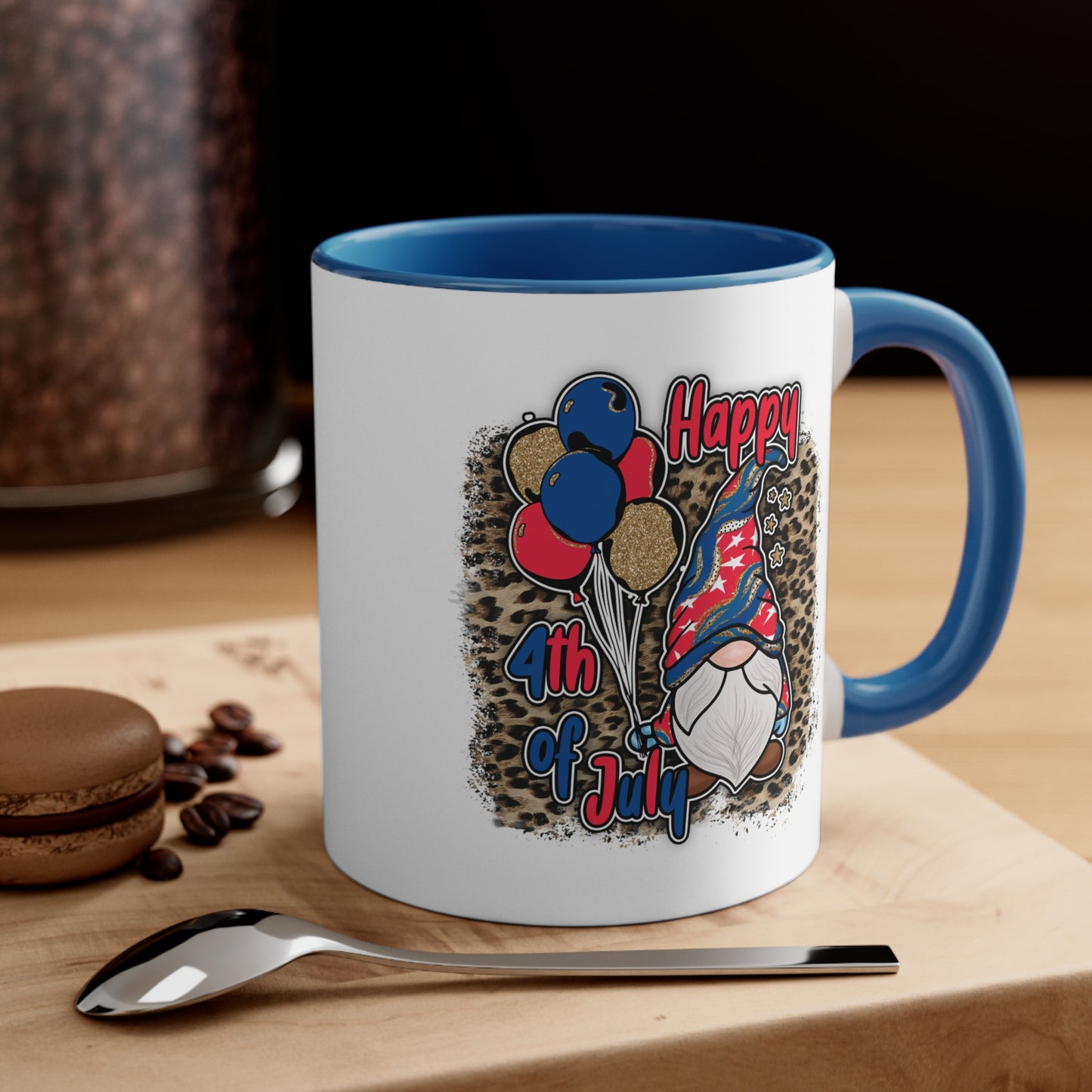 Happy 4th July Accent Coffee Mug, 11oz