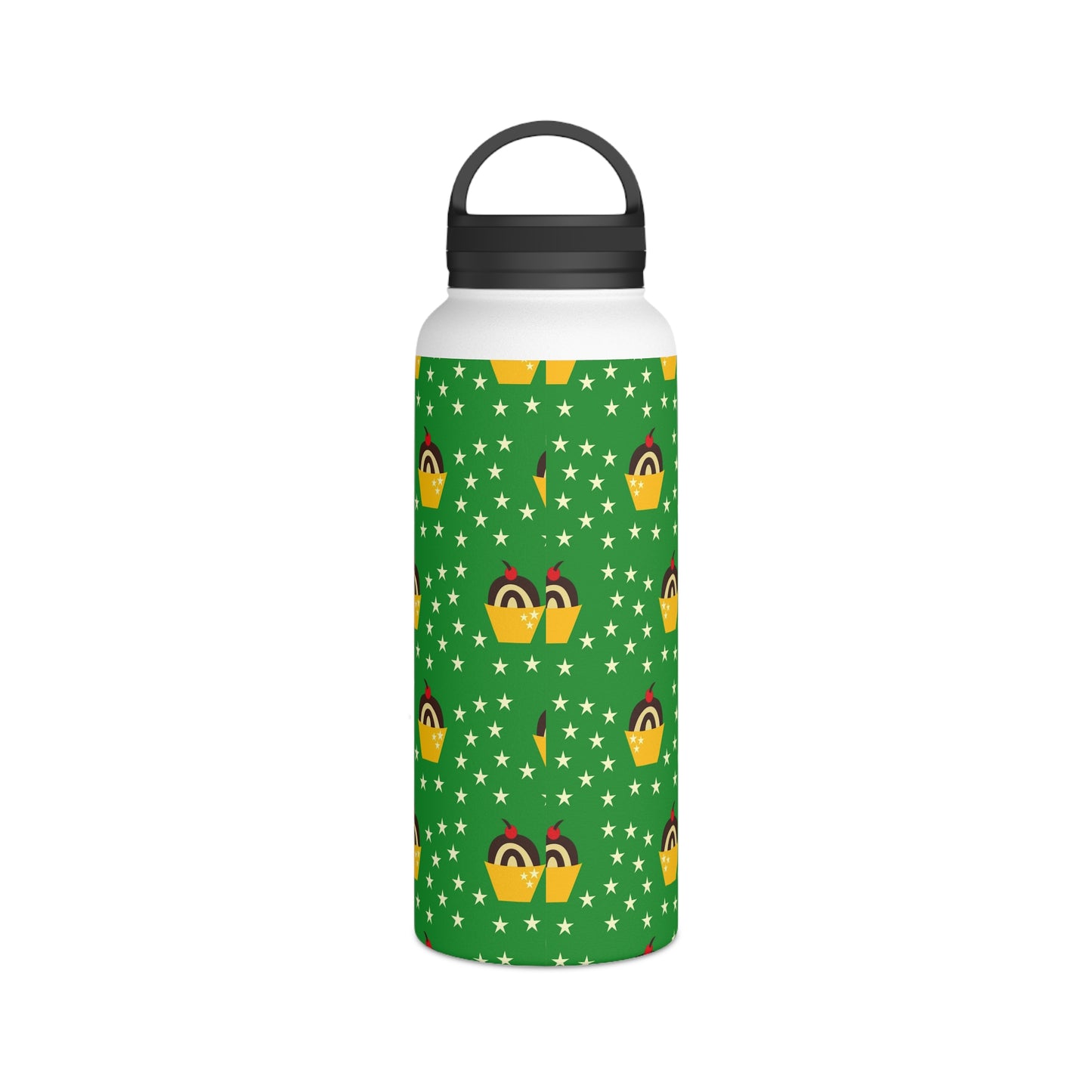 Back To School Stainless Steel Water Bottle, Handle Lid