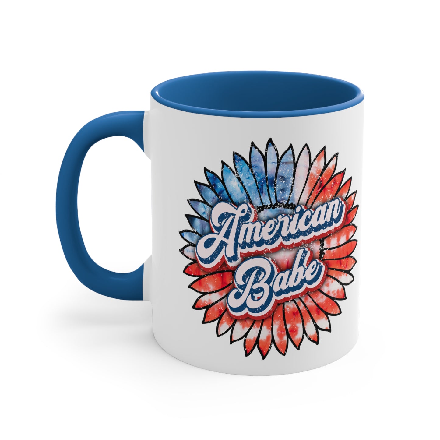 American Babe Accent Coffee Mug, 11oz