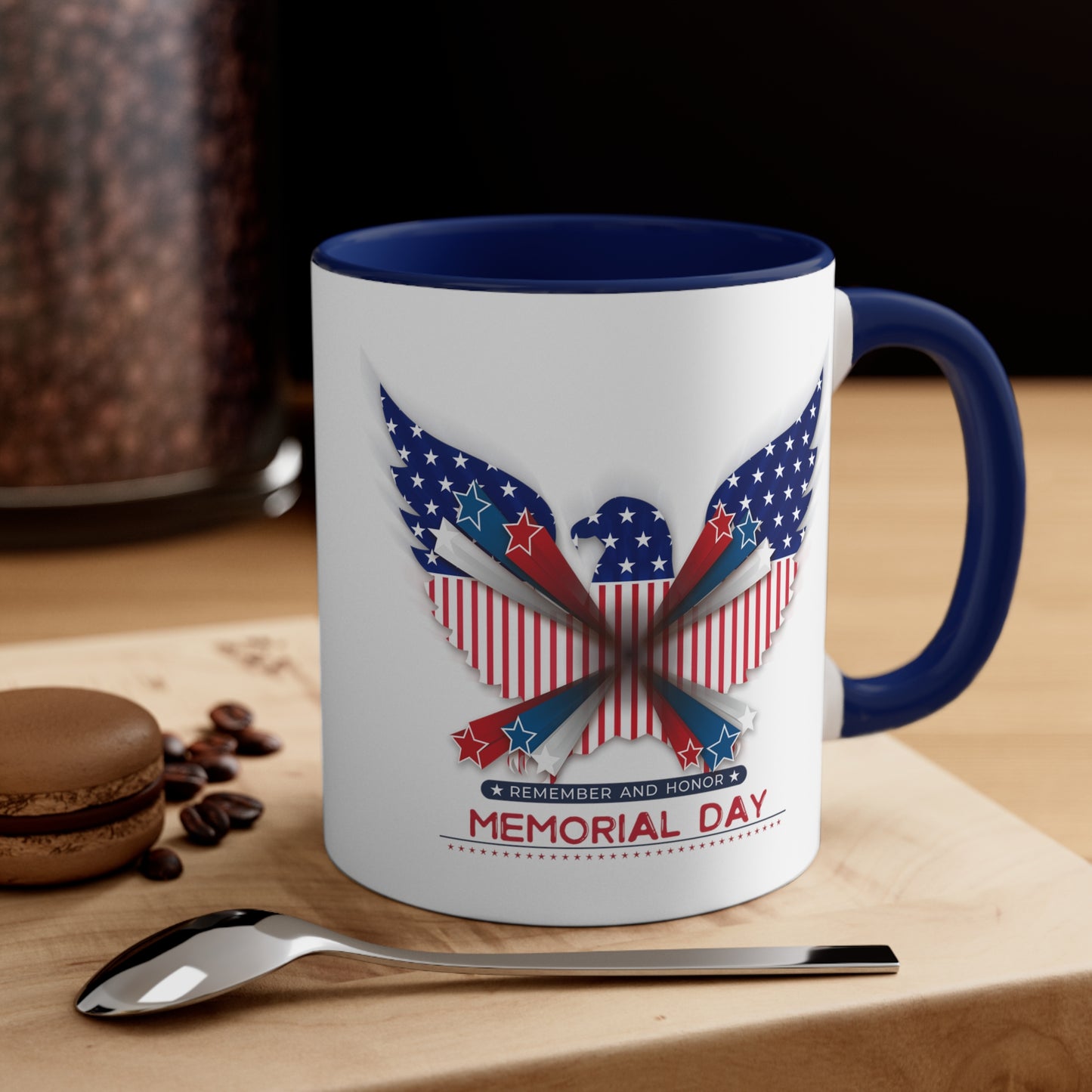 Memorial Day Accent Coffee Mug, 11oz