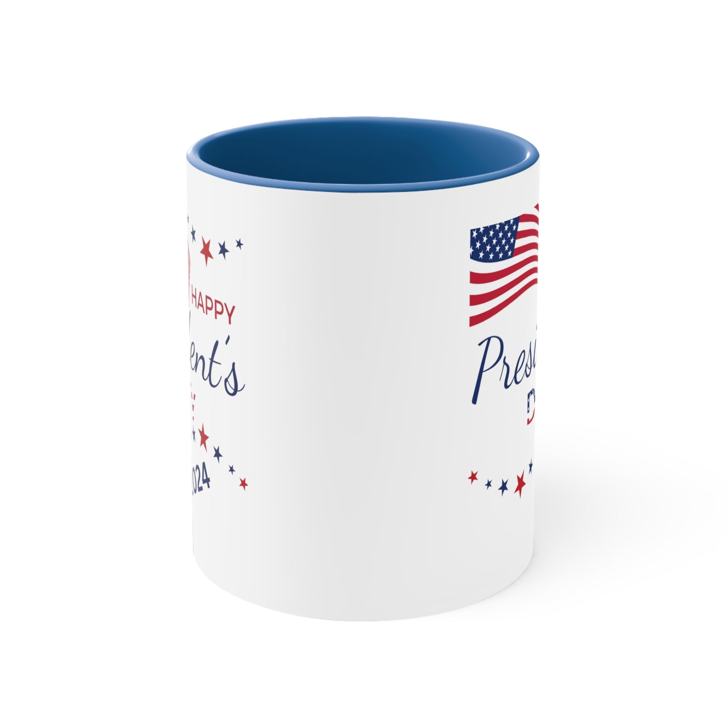 Happy President's Day 2024 Accent Coffee Mug, 11oz