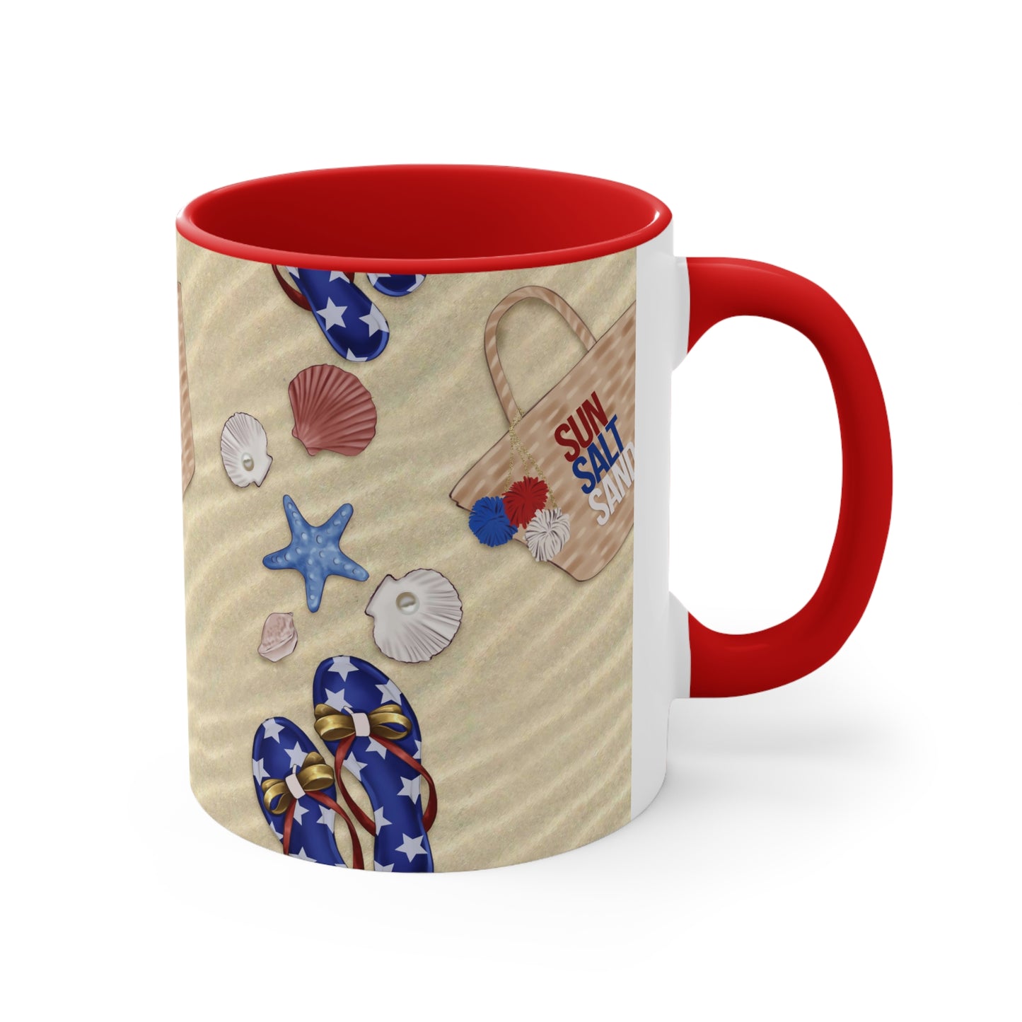 American Salt Sun Sand Accent Coffee Mug, 11oz