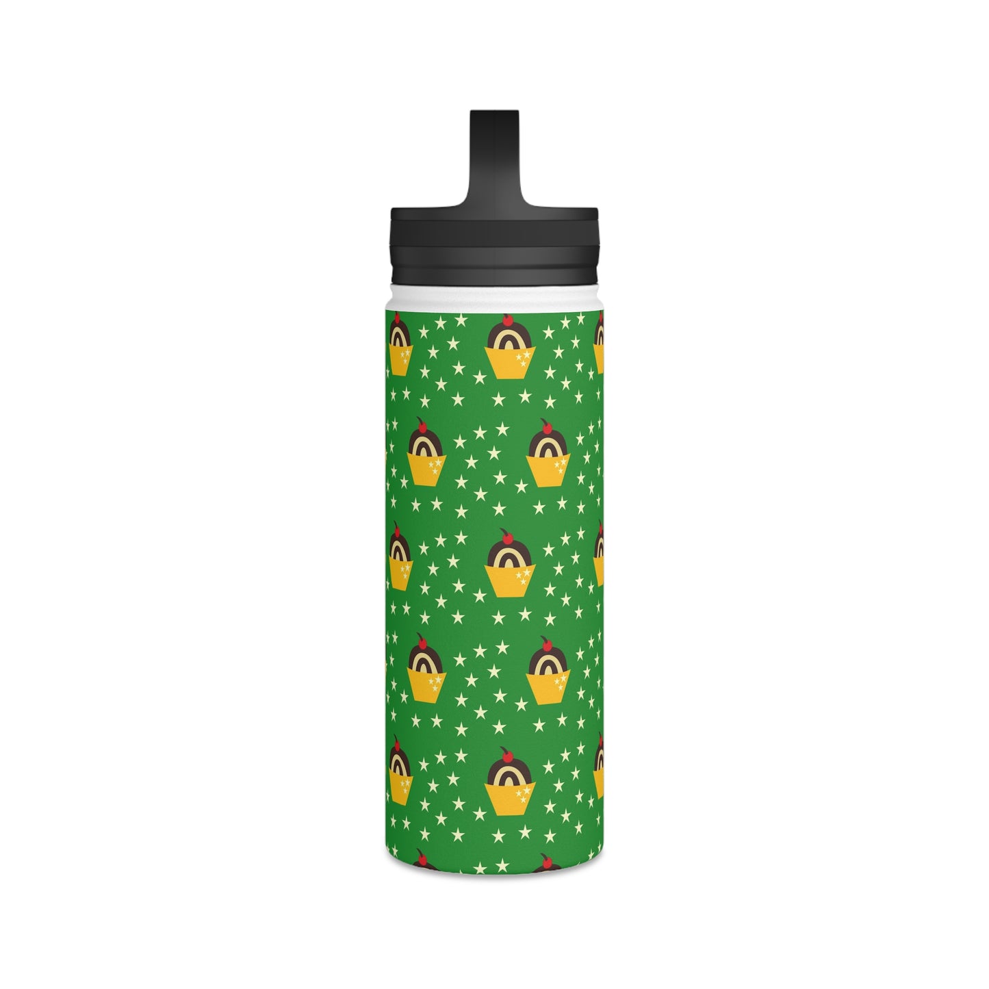 Back To School Stainless Steel Water Bottle, Handle Lid