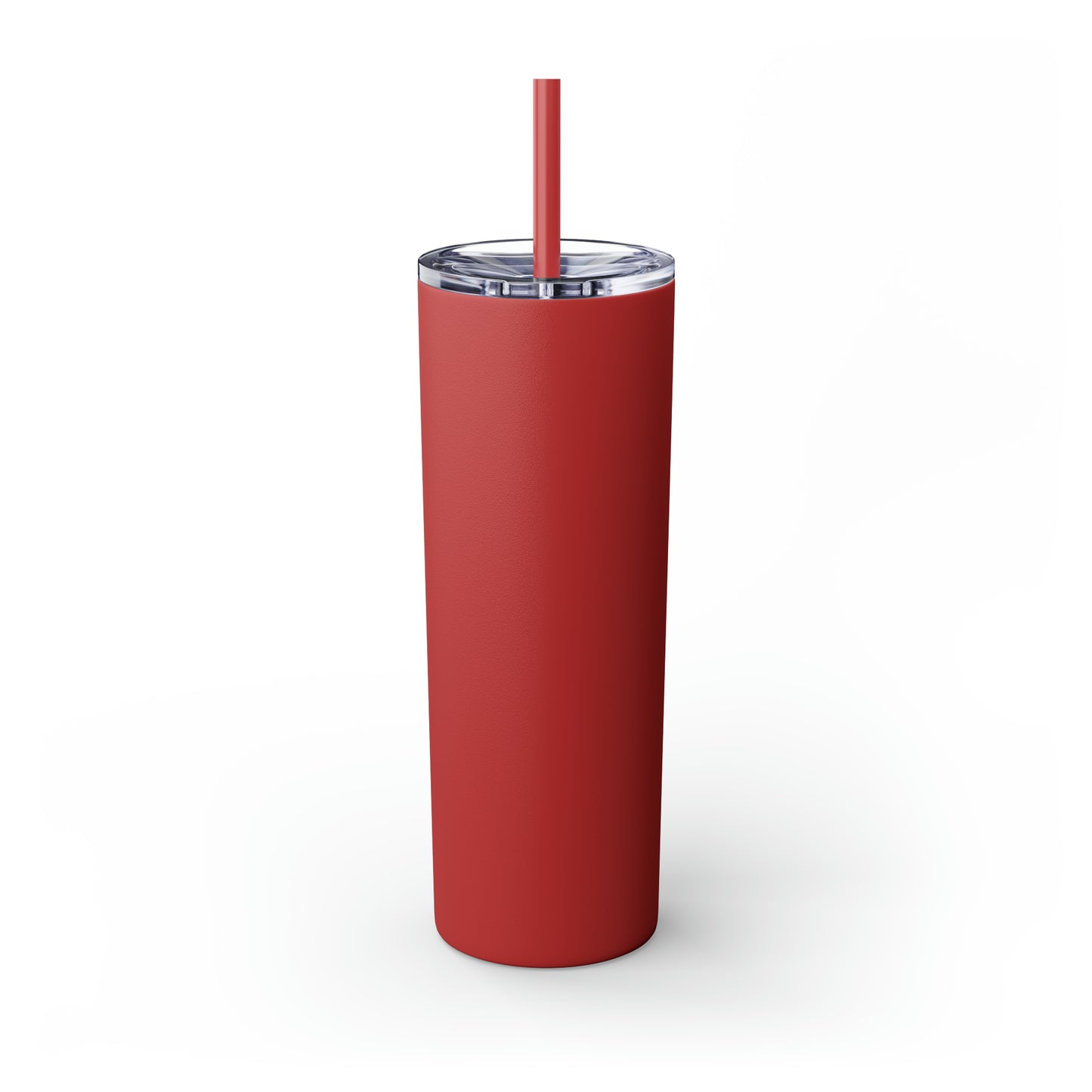 Flag with Tags Veterans Day Skinny Tumbler with Straw, 20oz