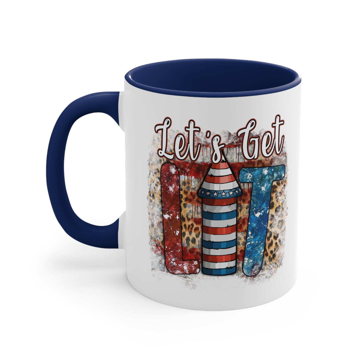 Lets Get Lit  Accent 11oz Mug