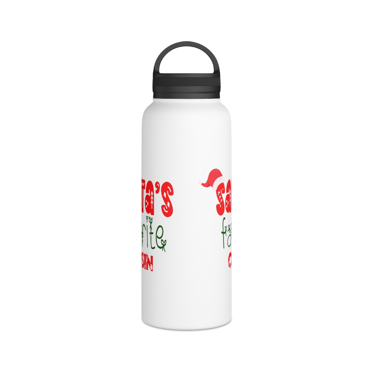 Santa's Favorite Cousin Stainless Steel Water Bottle